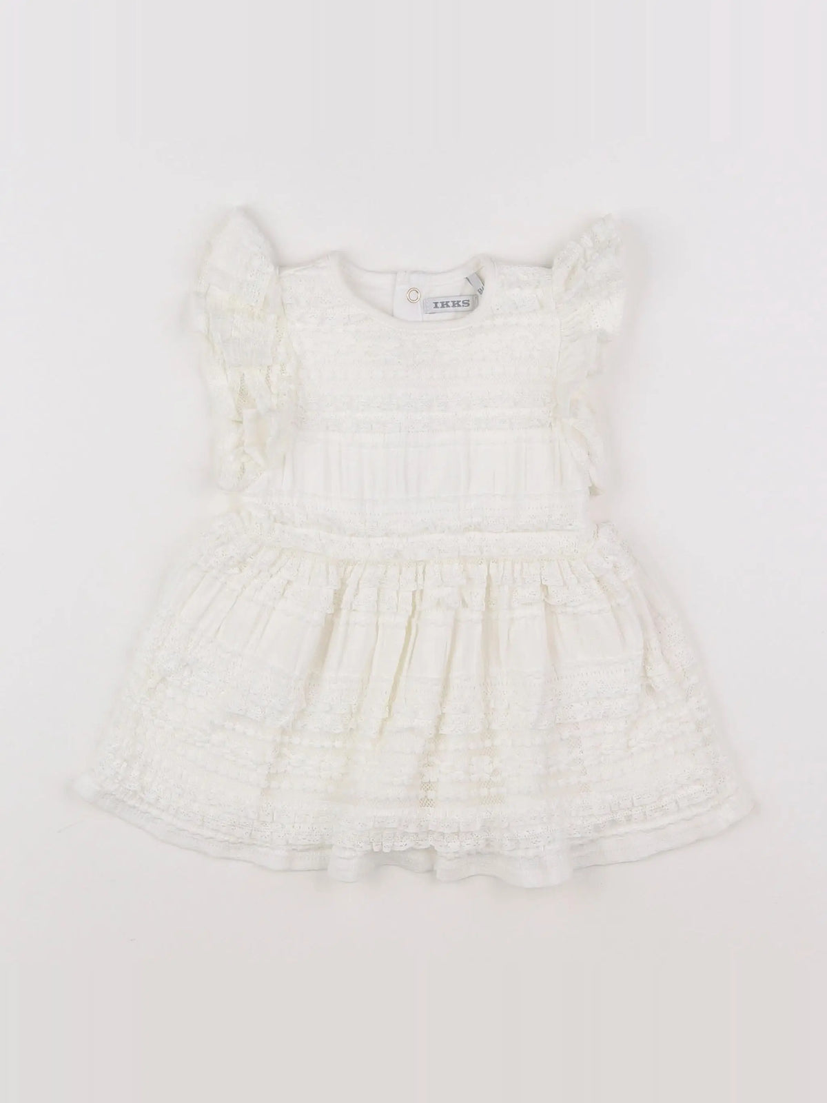IKKS - robe blanc - 6 mois
