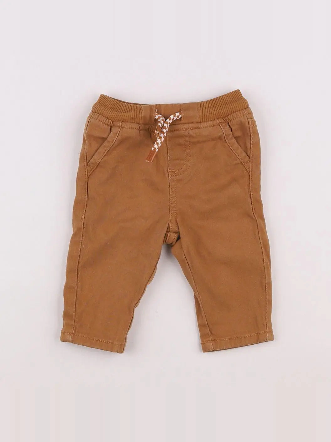 Vertbaudet - pantalon marron - 3 mois