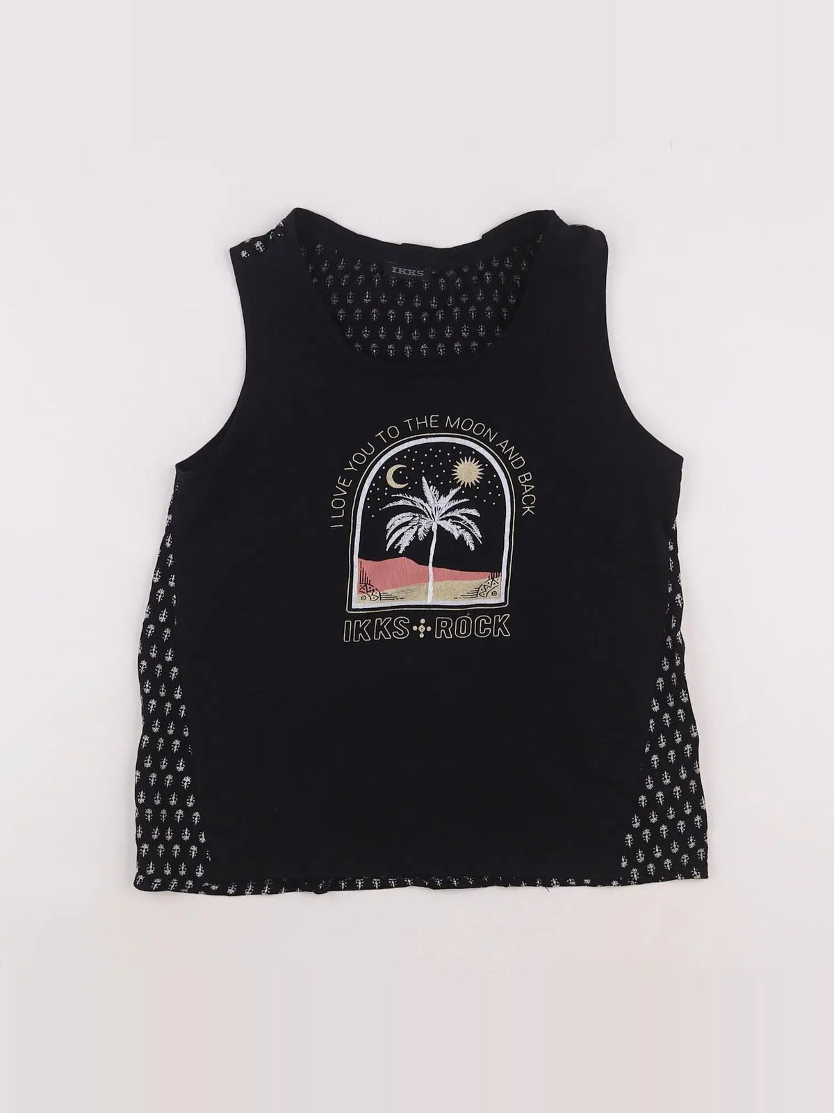 IKKS - tee-shirt noir - 10 ans