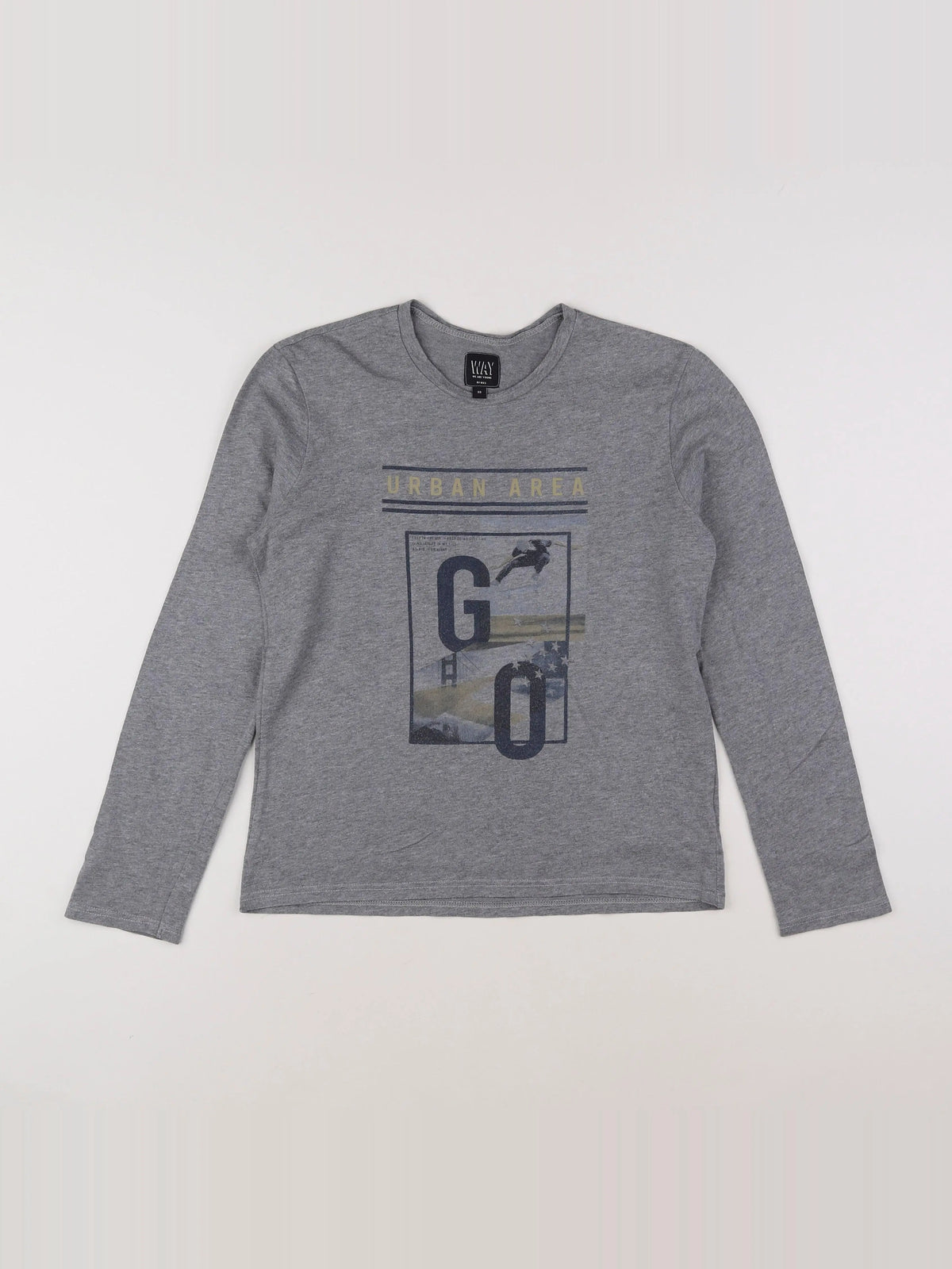 IKKS - tee-shirt gris - 12 ans