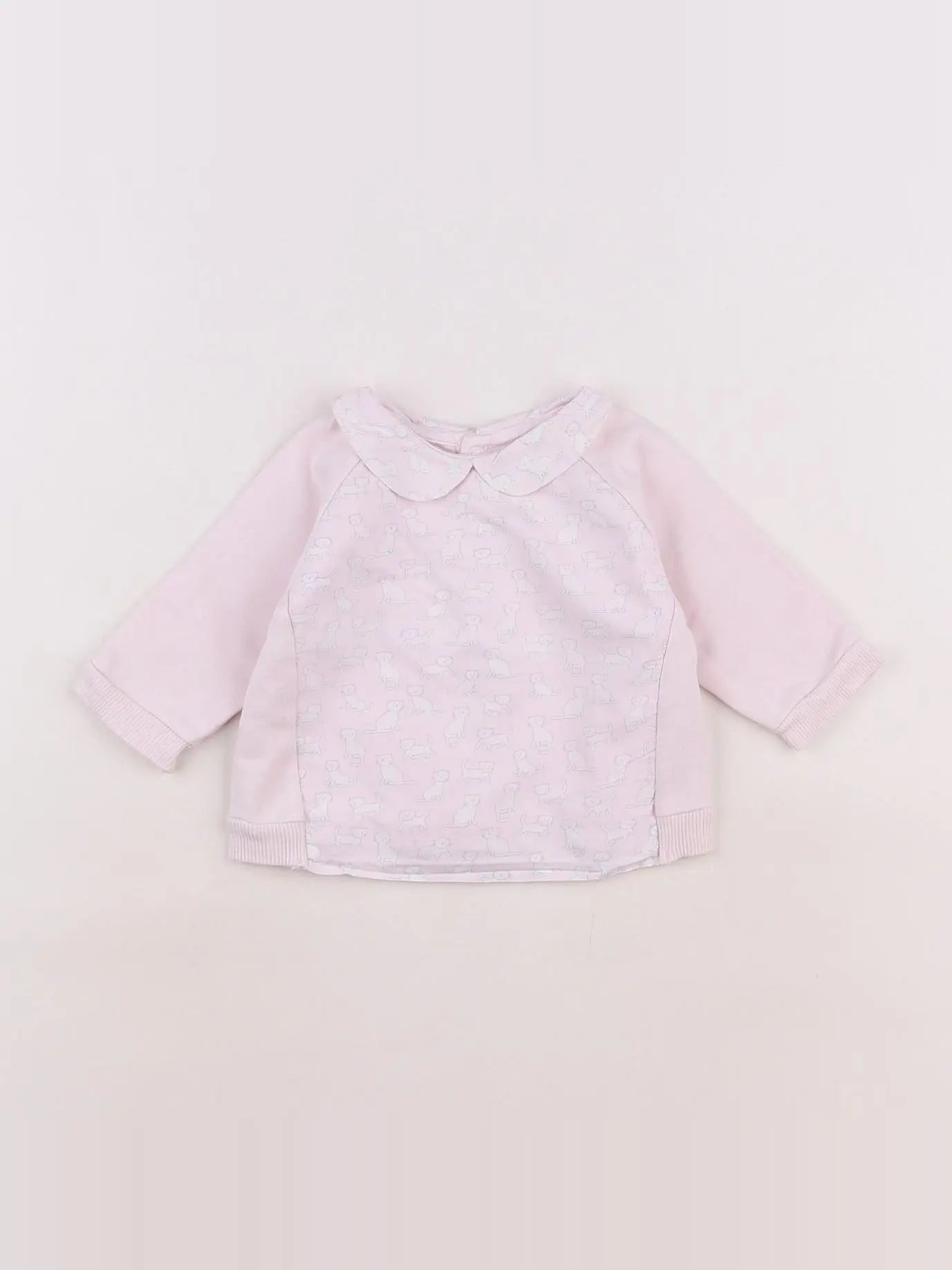 Jacadi - blouse rose - 6 mois