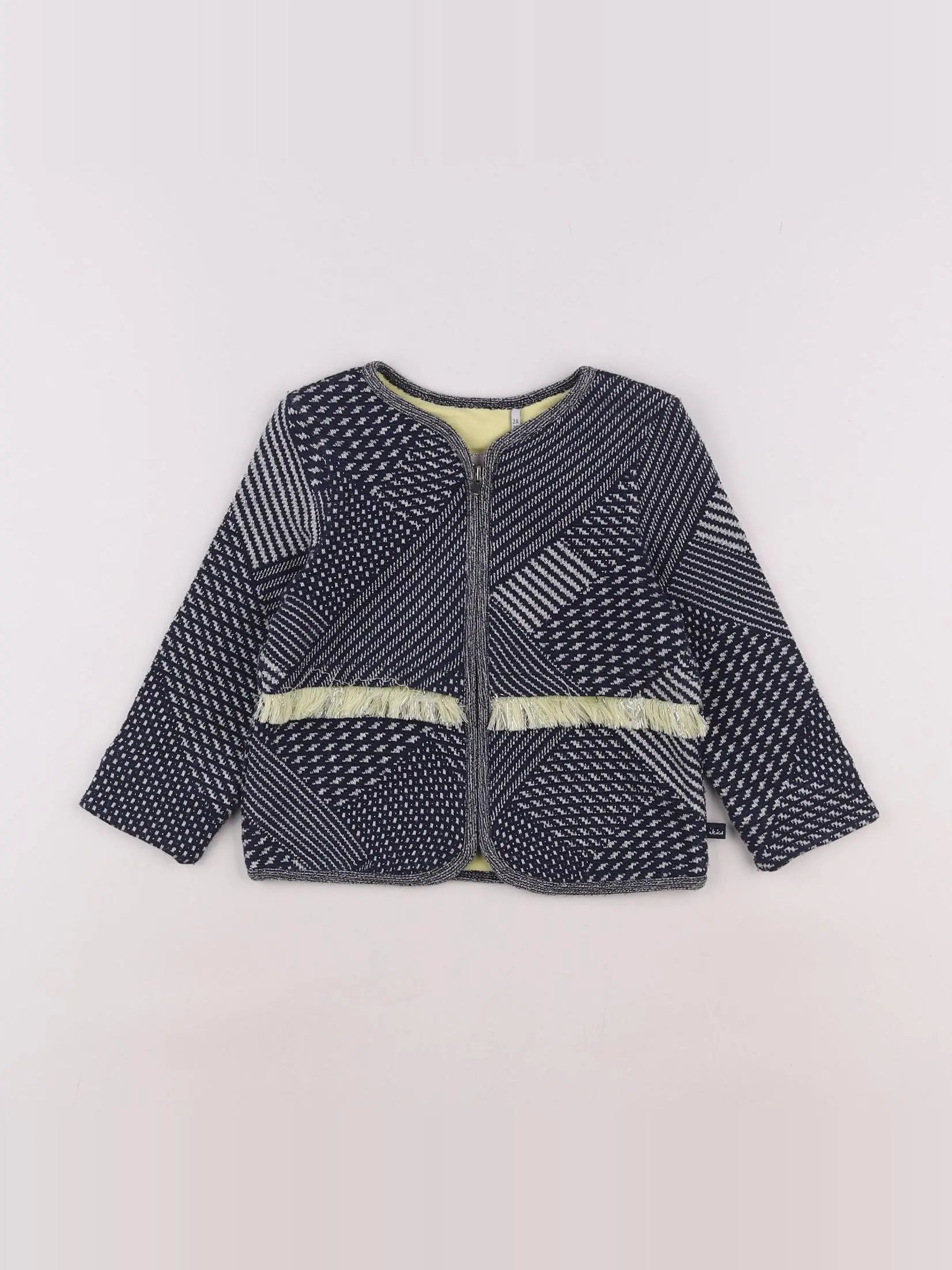 IKKS - veste bleu, jaune - 2 ans