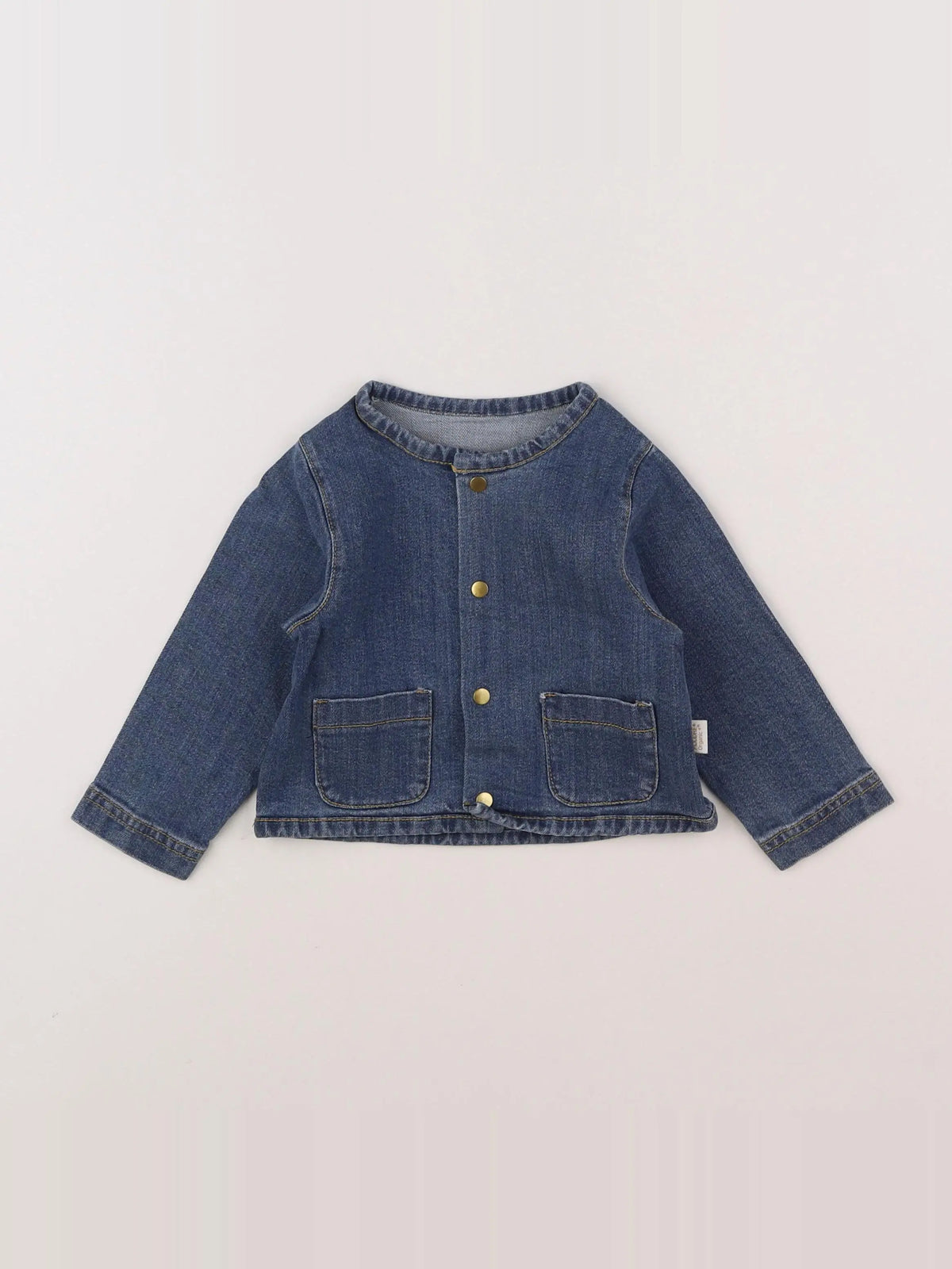 Poudre Organic - veste bleu - 6 mois