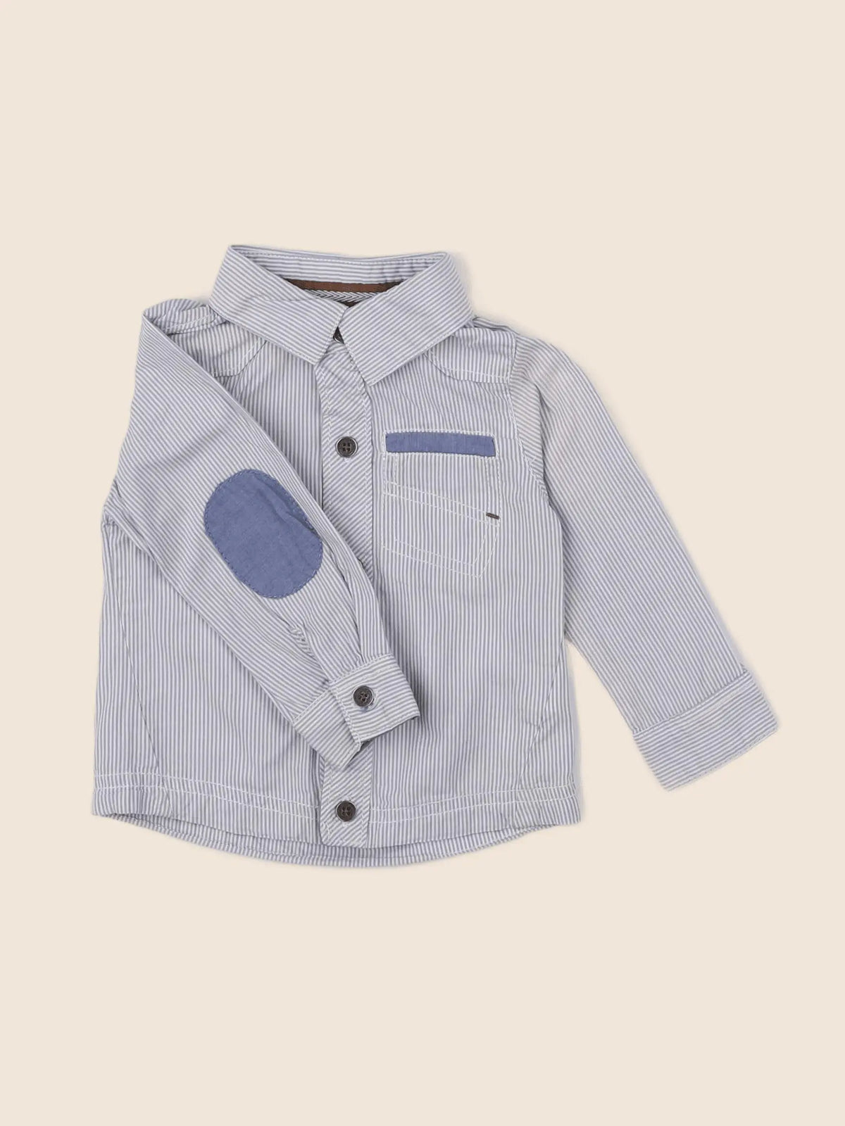 Tape à l'oeil - chemise bleu - 12 mois
