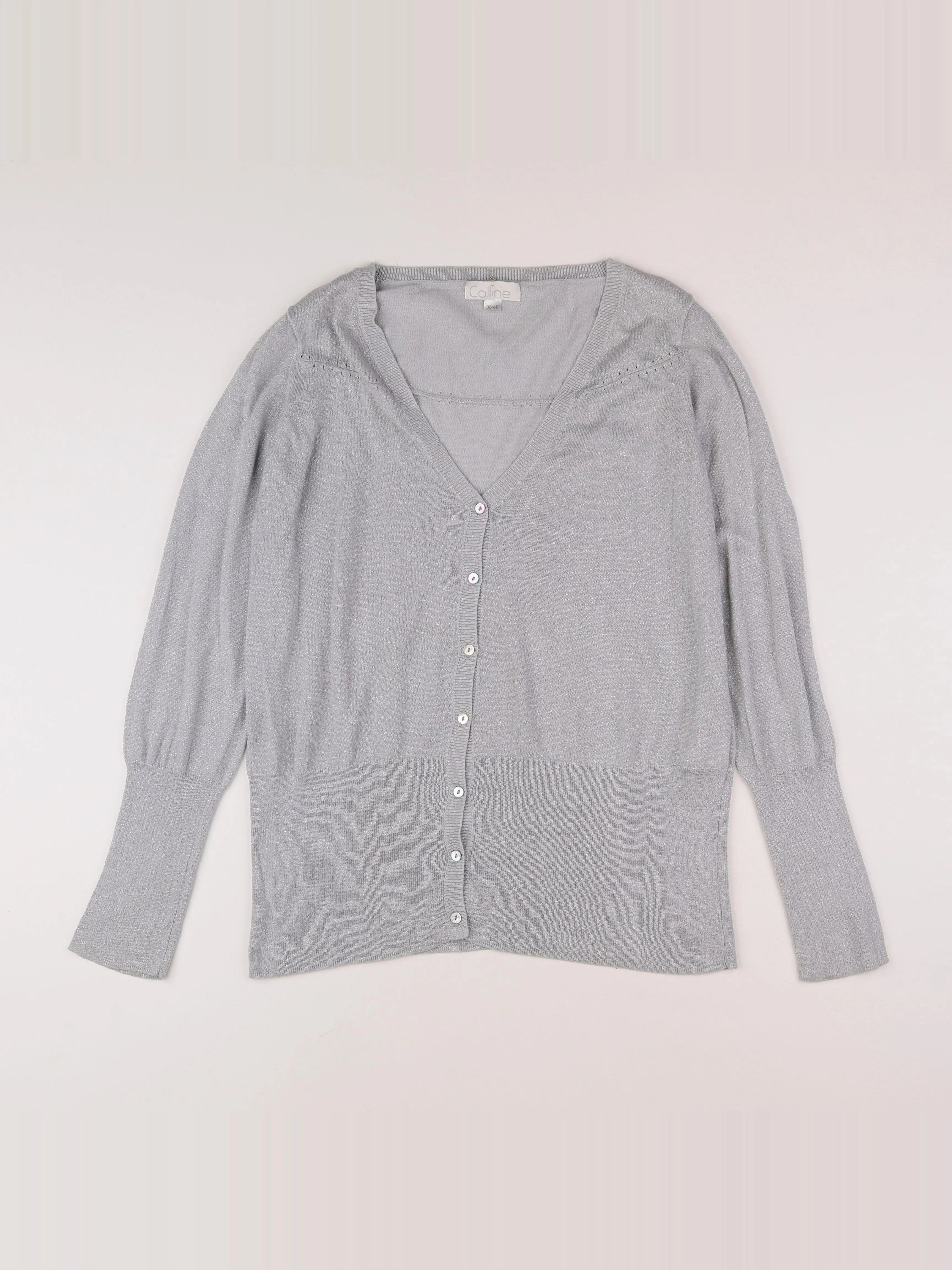 Vertbaudet - gilet grossesse gris, argent - 38 à 40