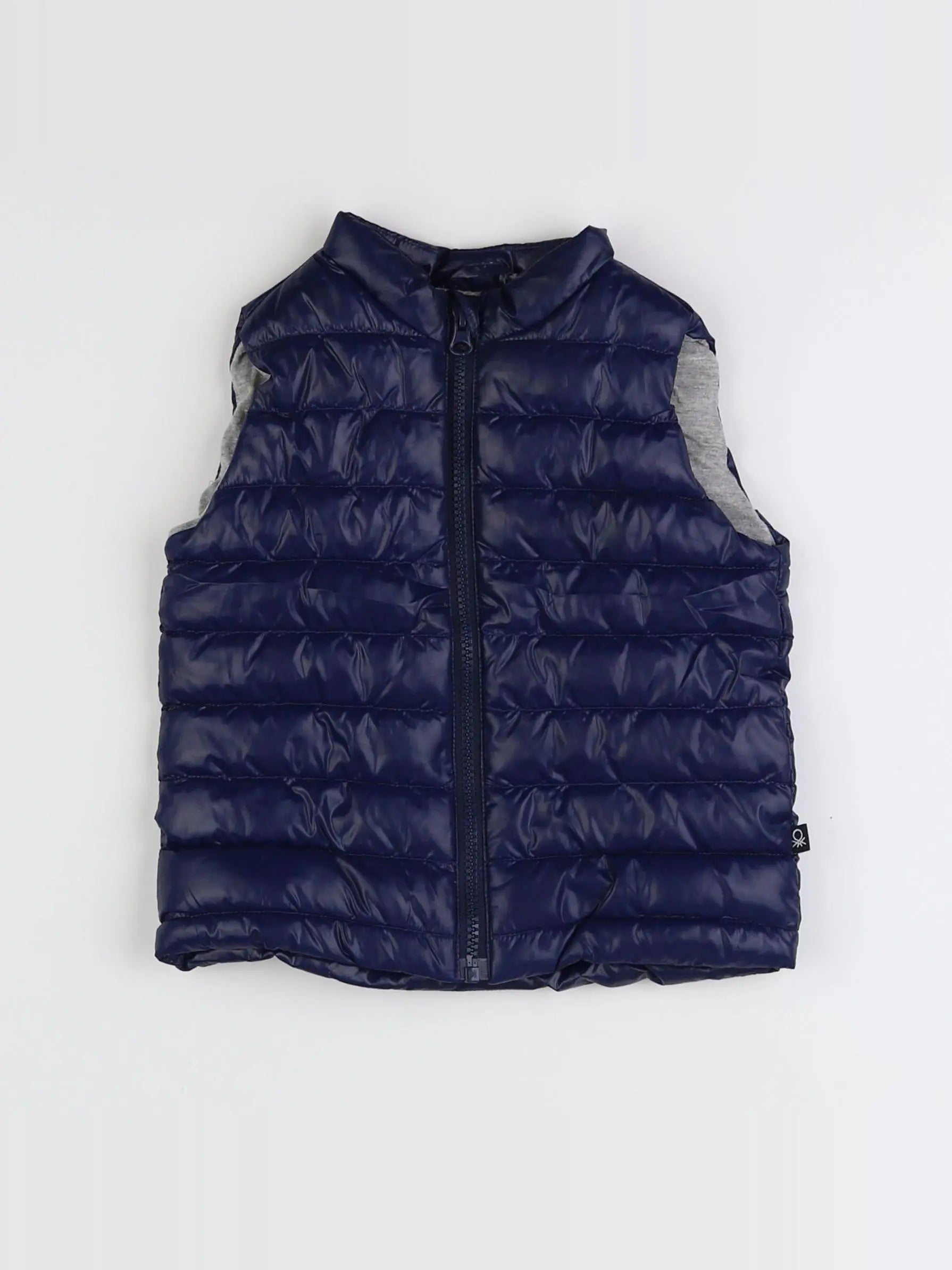 Benetton - doudoune bleu - 12/18 mois