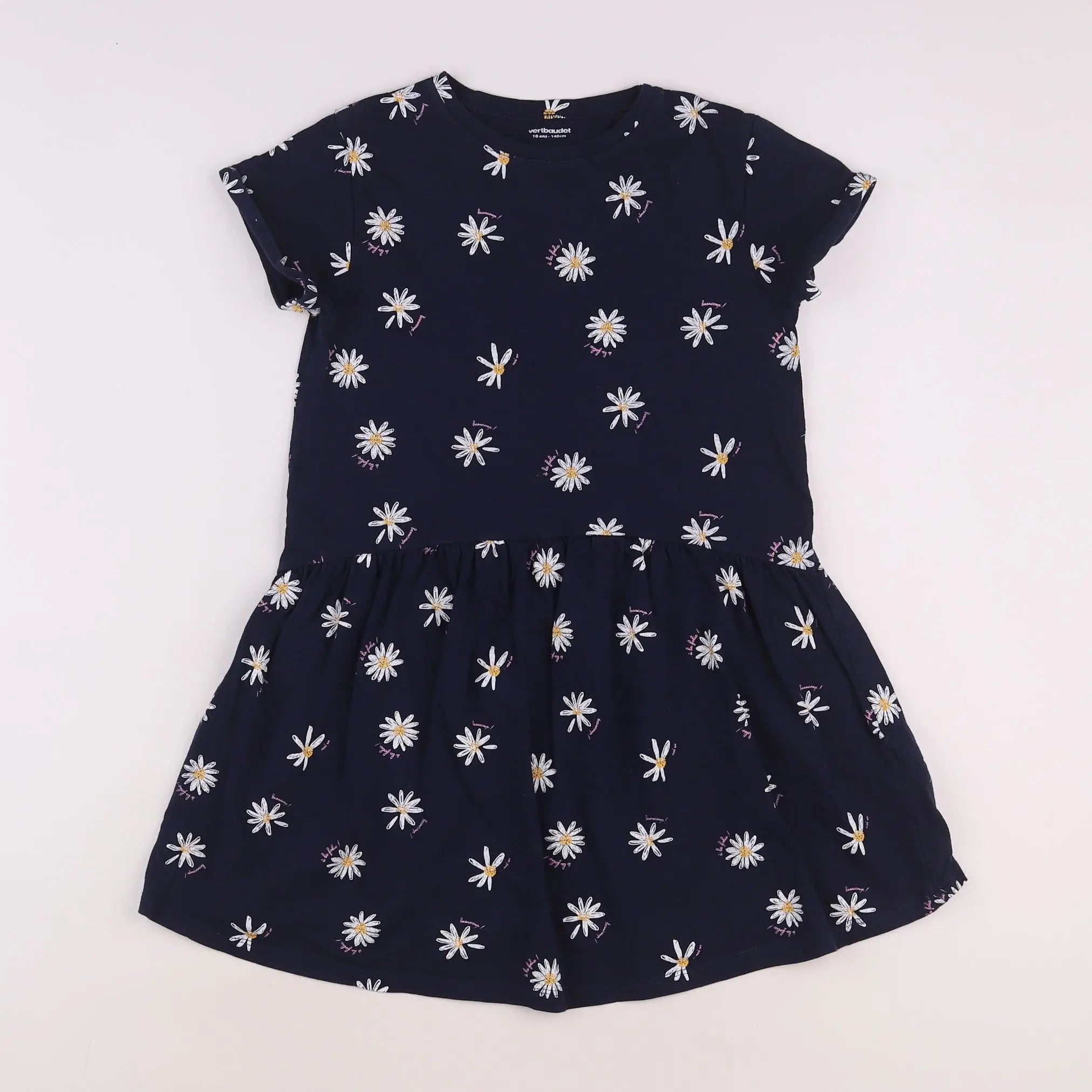 Vertbaudet - robe blanc - 10 ans