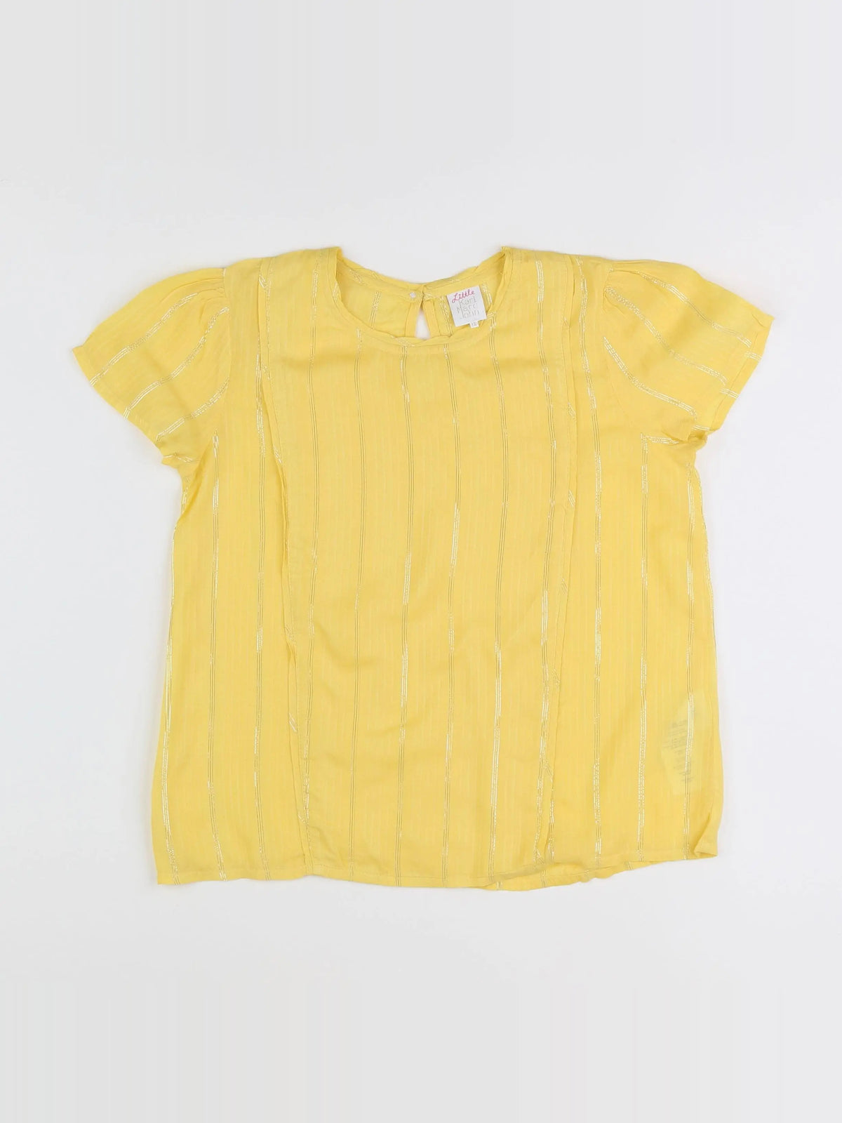 Little marc jacobs - blouse jaune, or - 12 ans