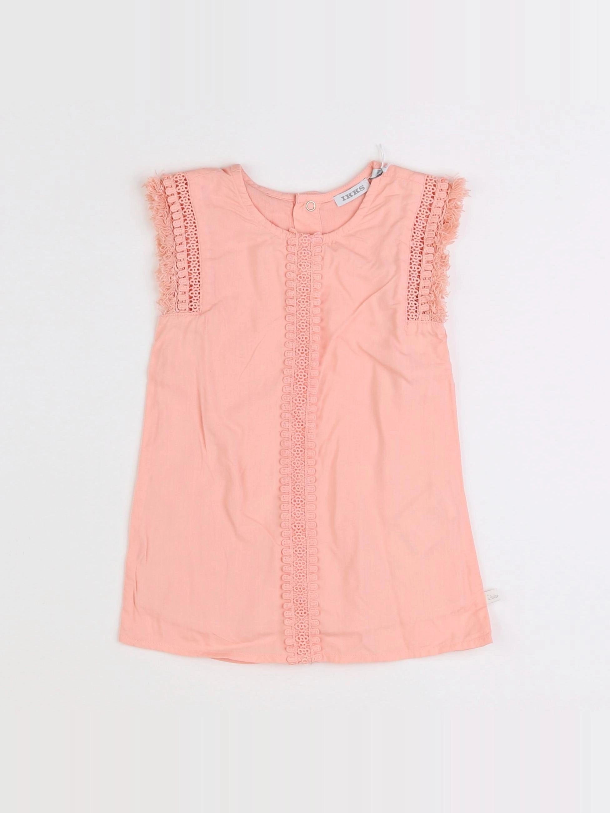 IKKS - robe rose - 12 mois