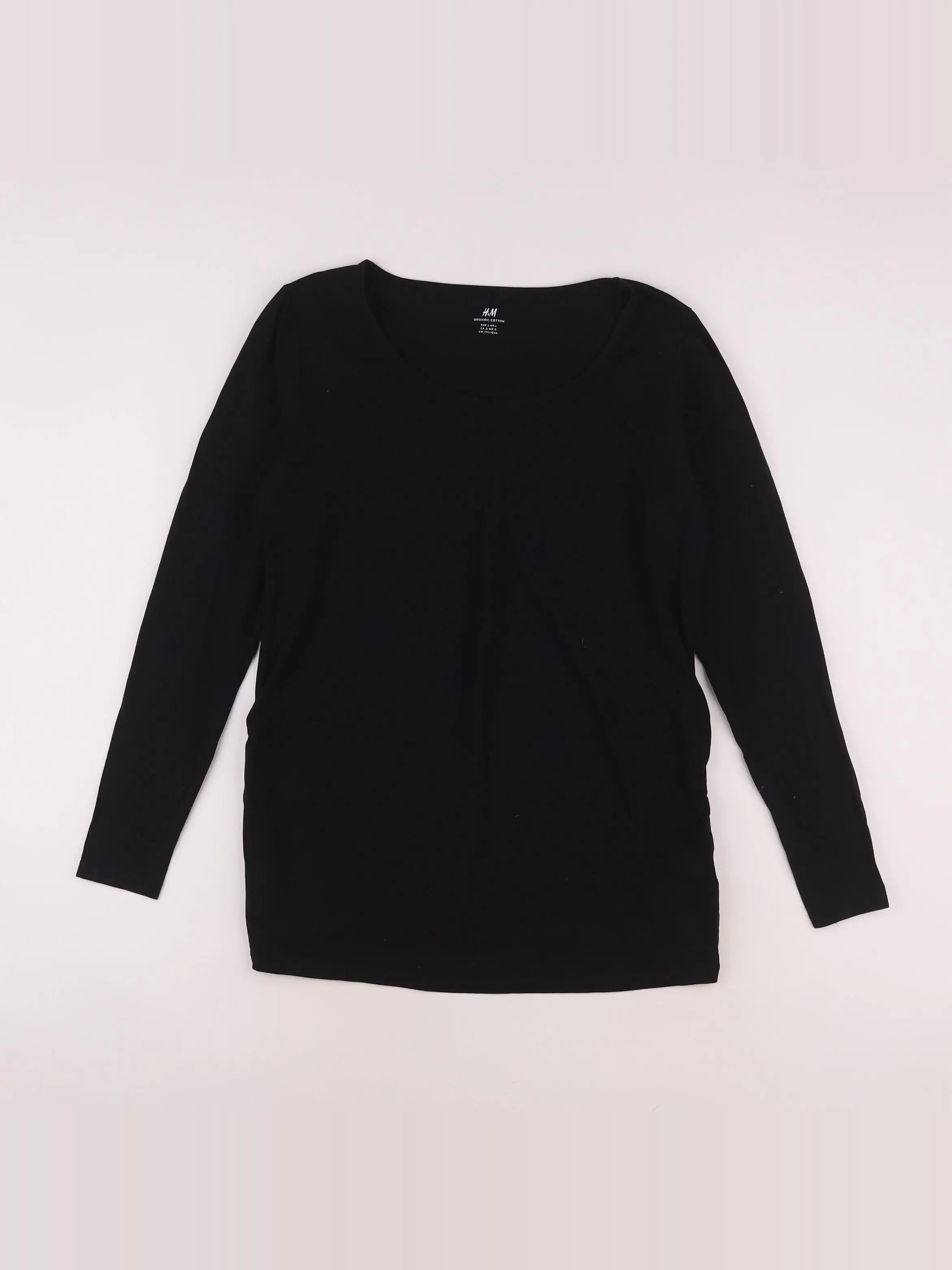 H&M - tee-shirt grossesse noir - 42 à 44