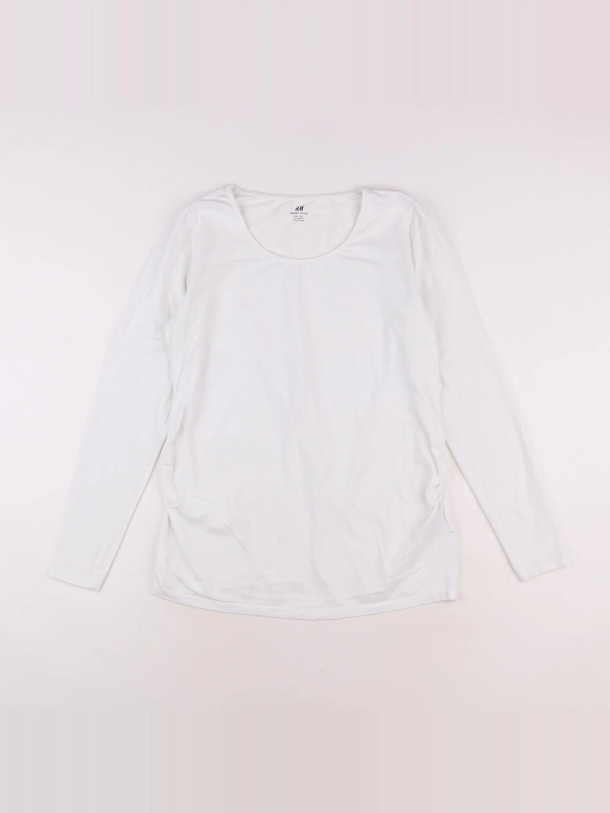 H&M - tee-shirt grossesse blanc - 42 à 44