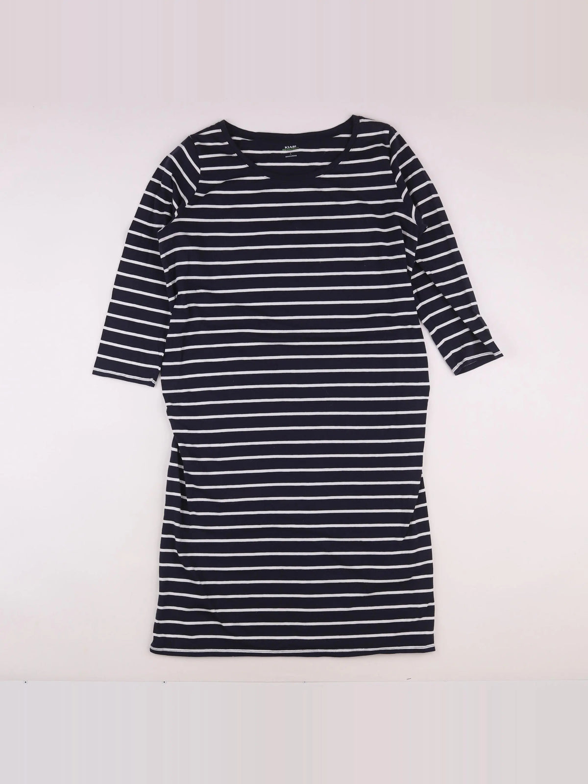 Kiabi - robe grossesse blanc, bleu - 42 à 44