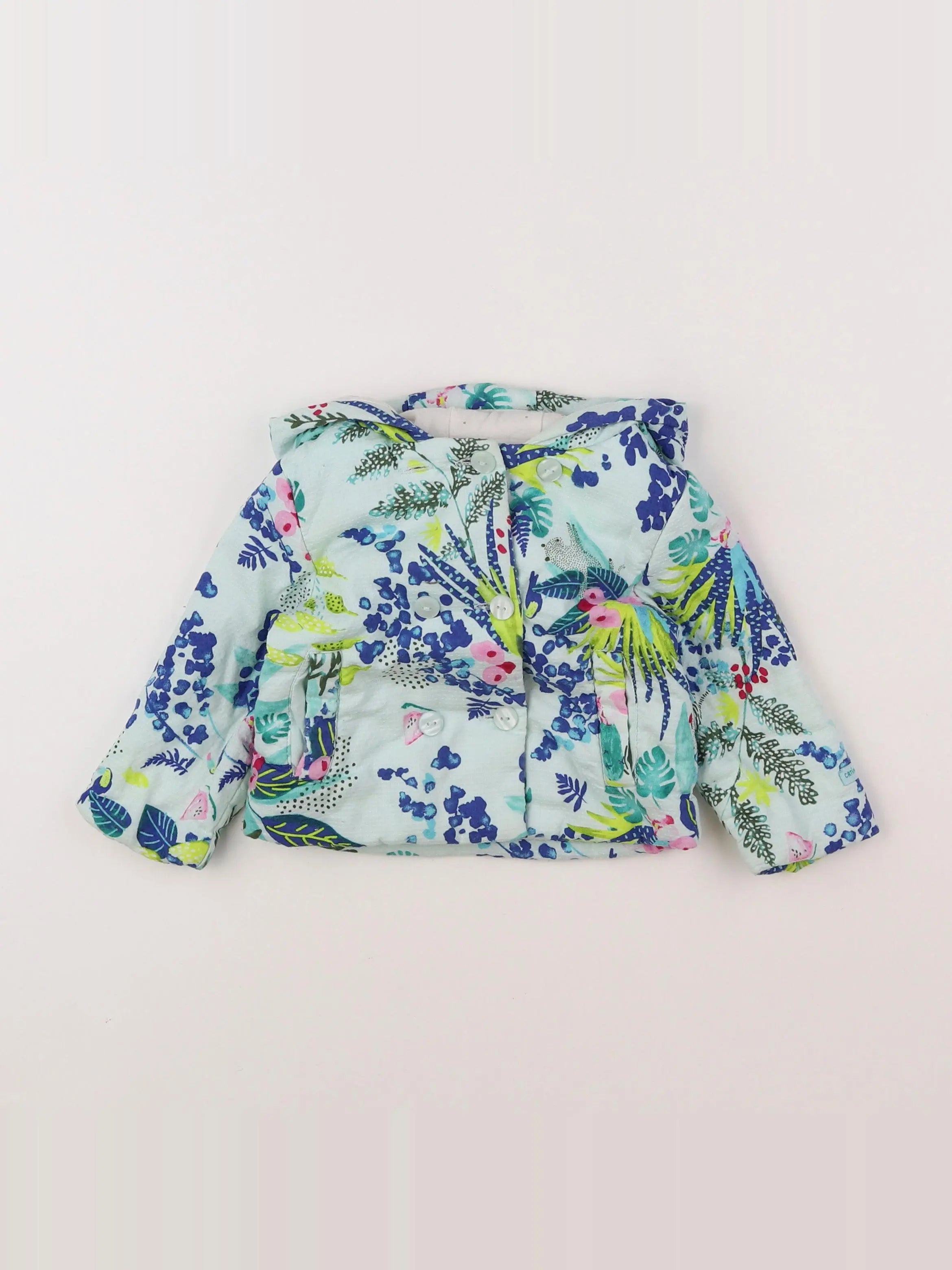 Catimini - veste bleu - 12 mois