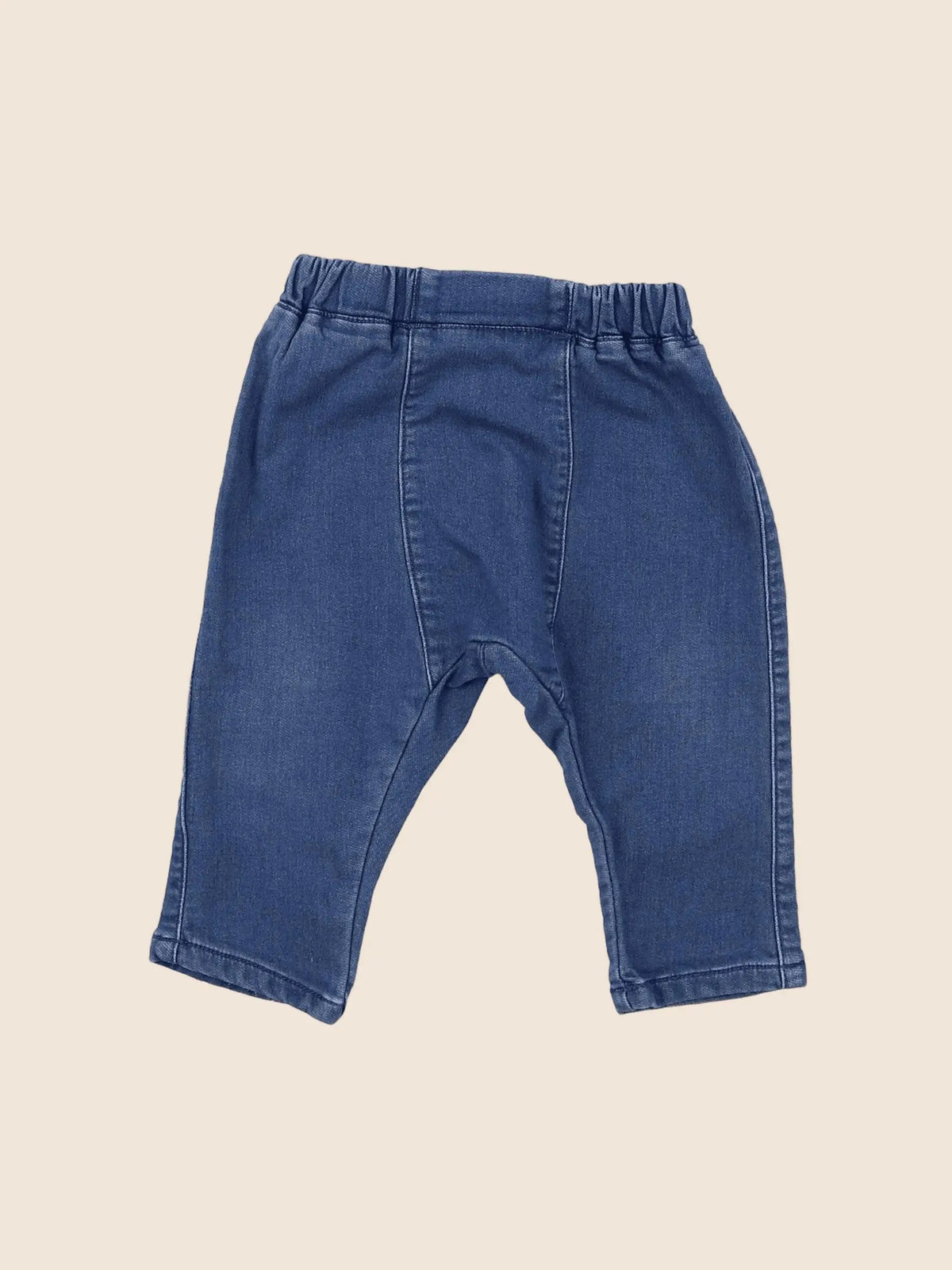 Vertbaudet - sarouel bleu - 6 mois
