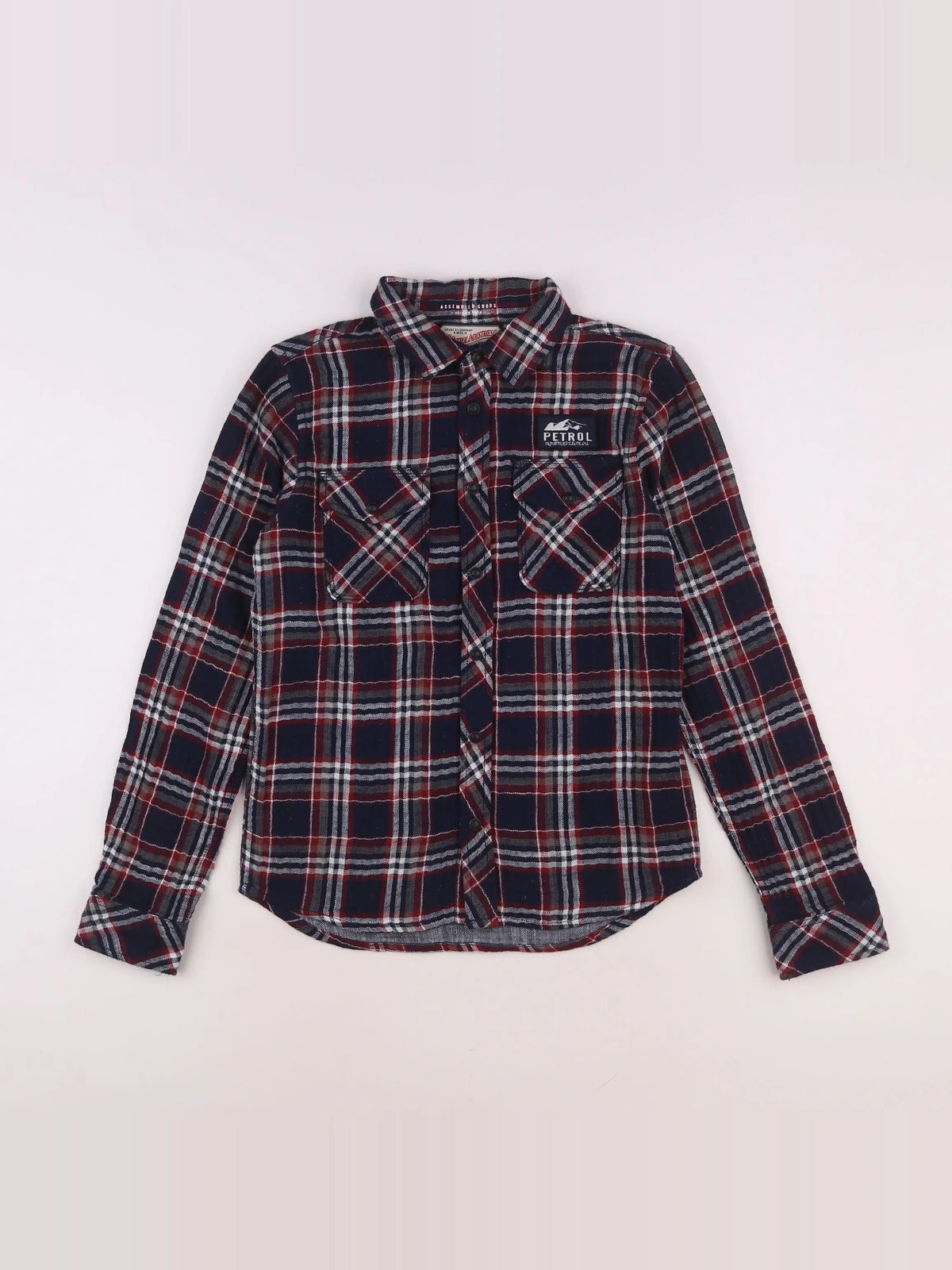 Petrol Industries - chemise rouge - 12 ans