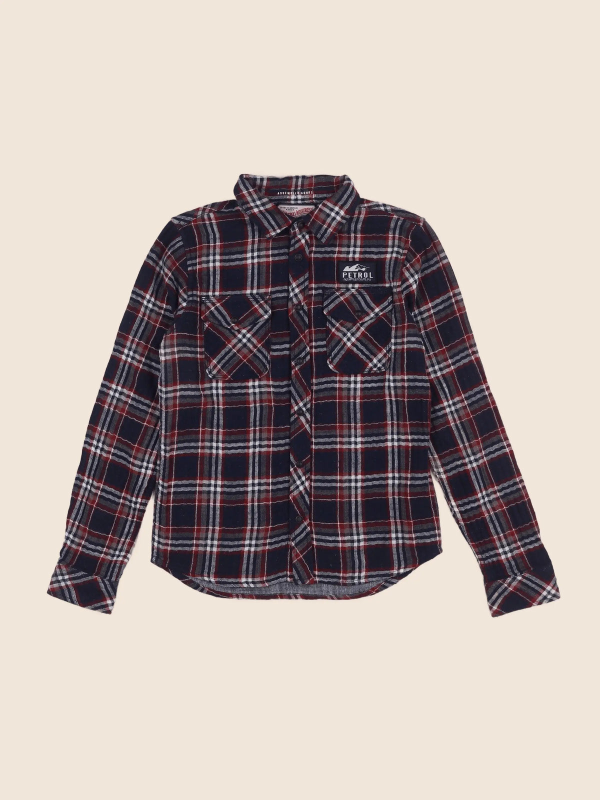 Petrol Industries - chemise rouge - 12 ans