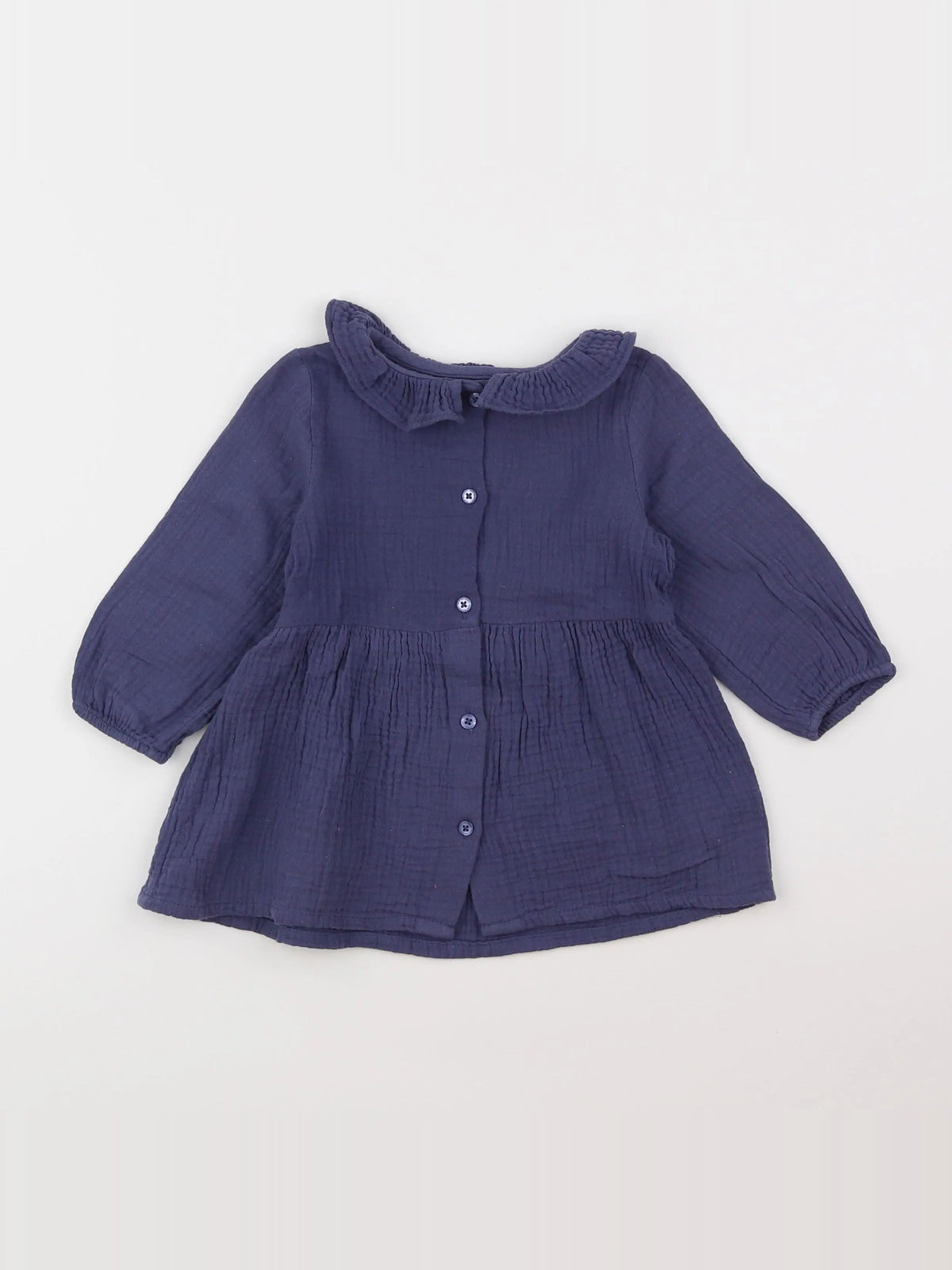 Vertbaudet - robe bleu - 18 mois