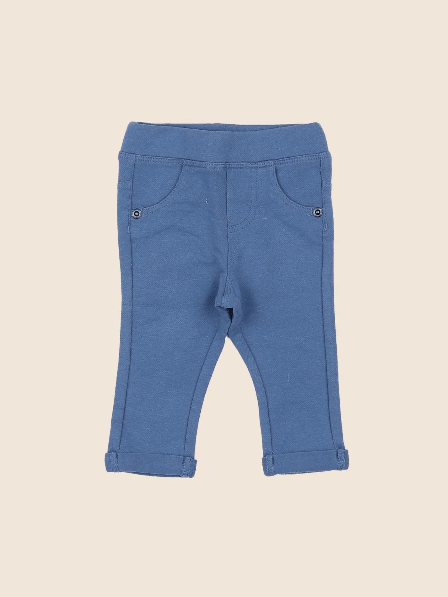 Vertbaudet - jegging bleu - 3 mois