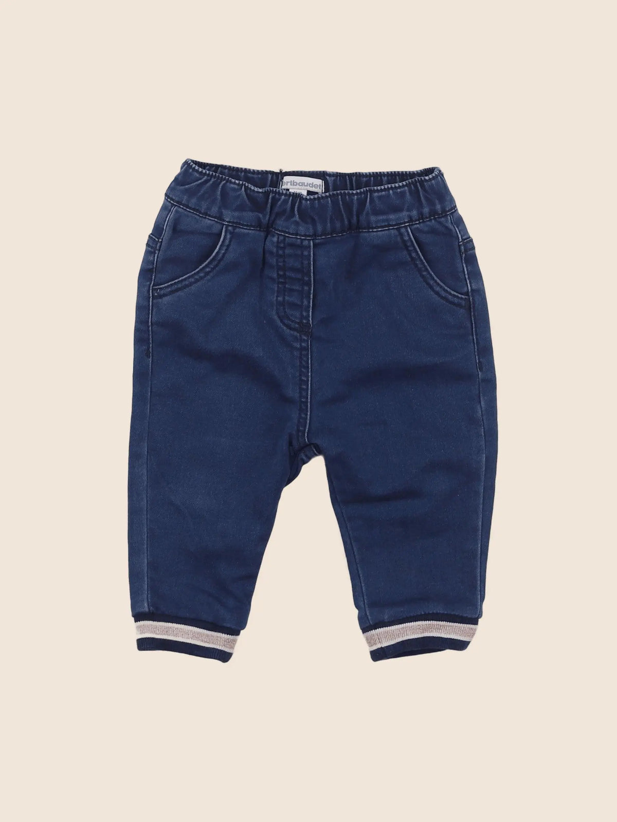 Vertbaudet - jean bleu - 12 mois