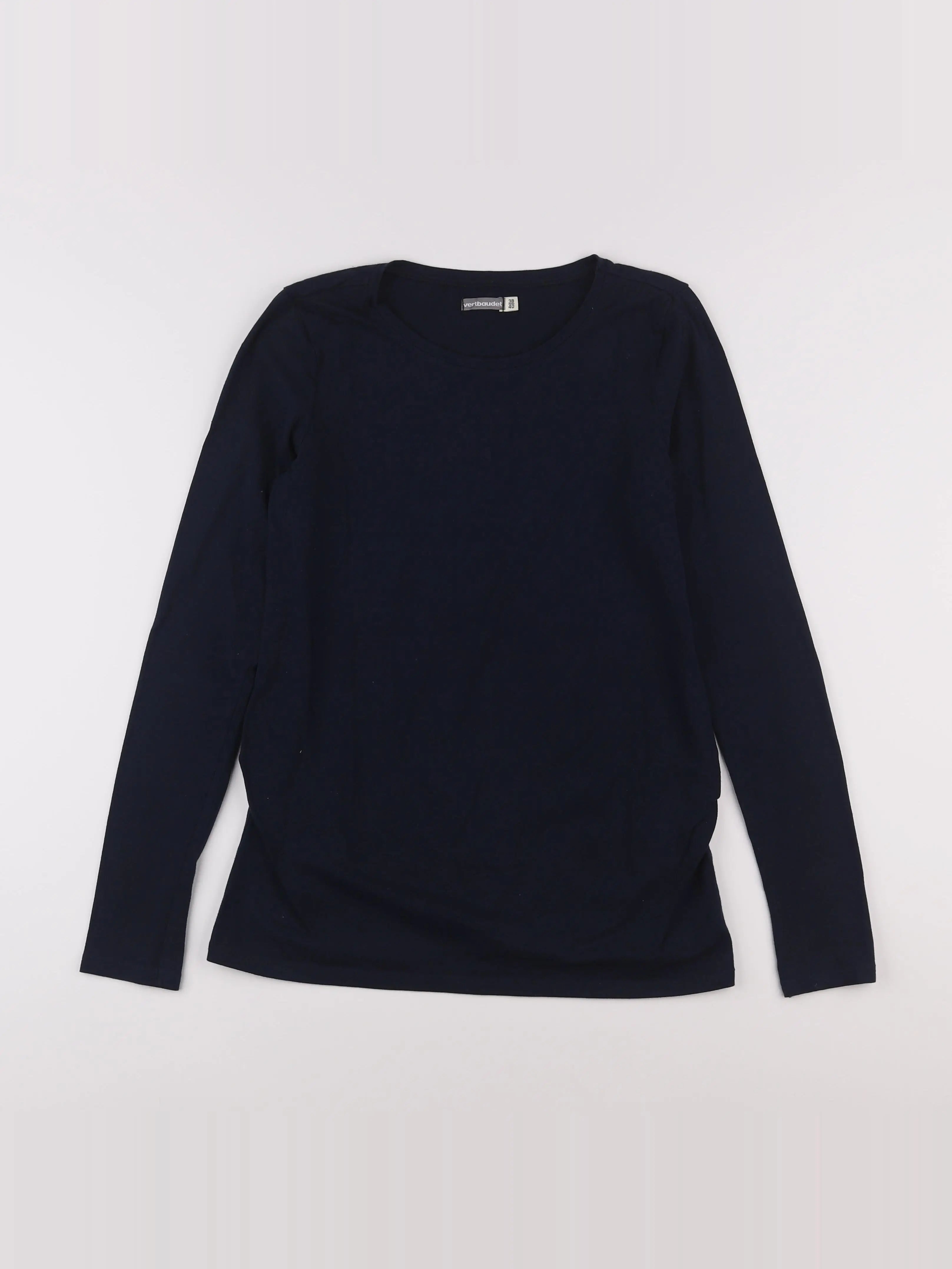 Vertbaudet - tee-shirt grossesse bleu - 38 à 40
