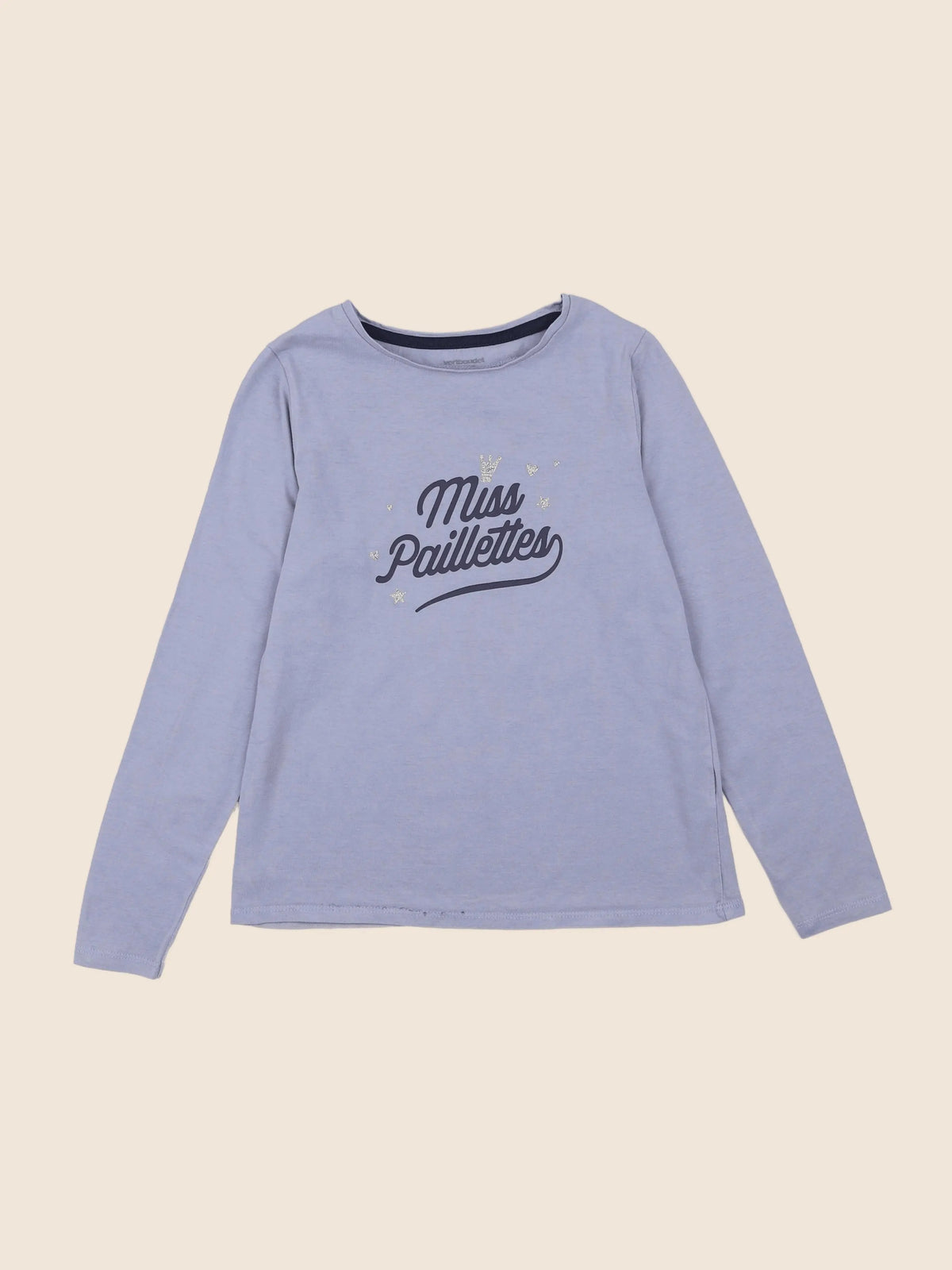 Vertbaudet - tee-shirt bleu - 12 mois