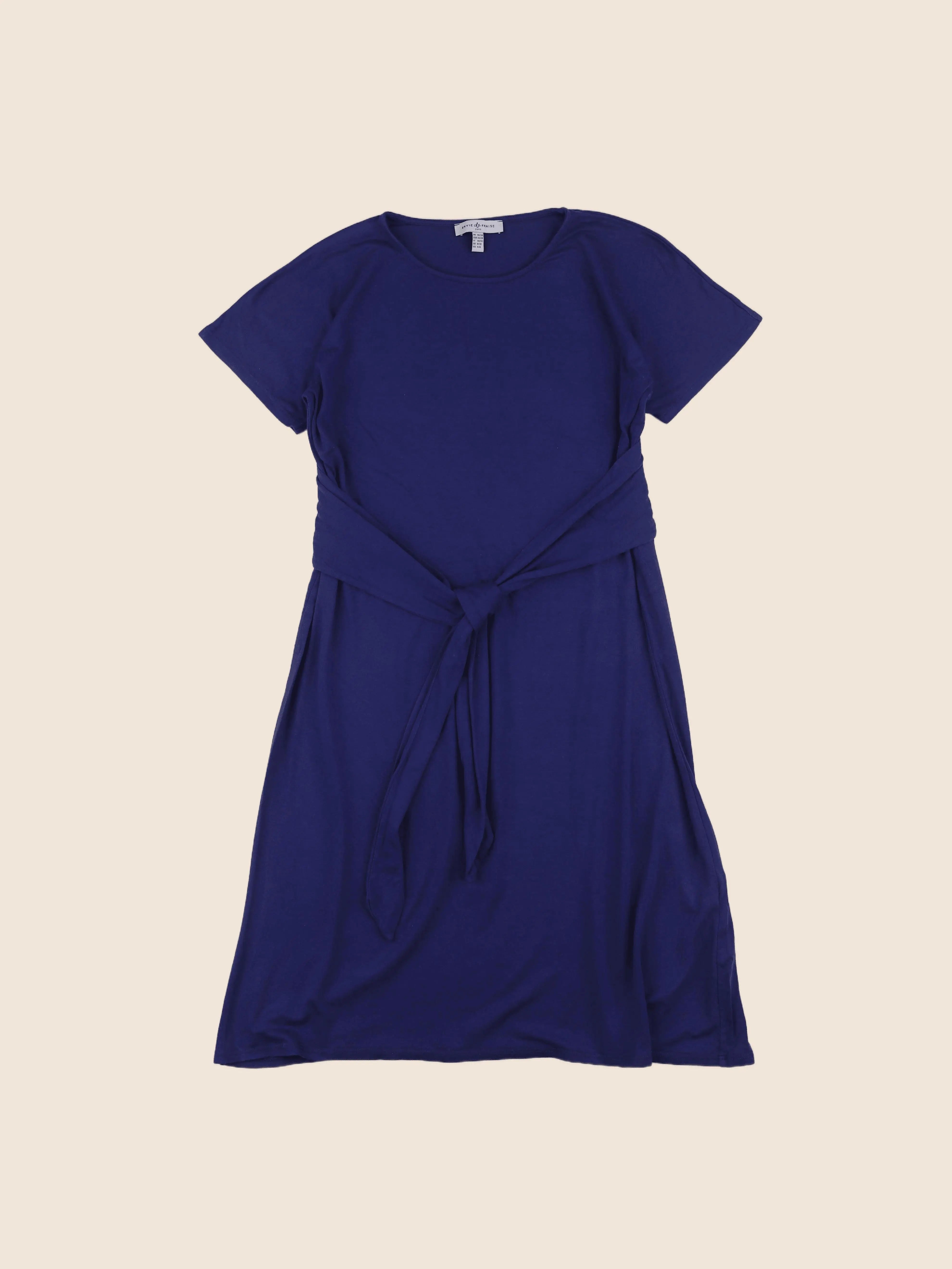 Envie de fraise - robe grossesse violet - 36 à 38