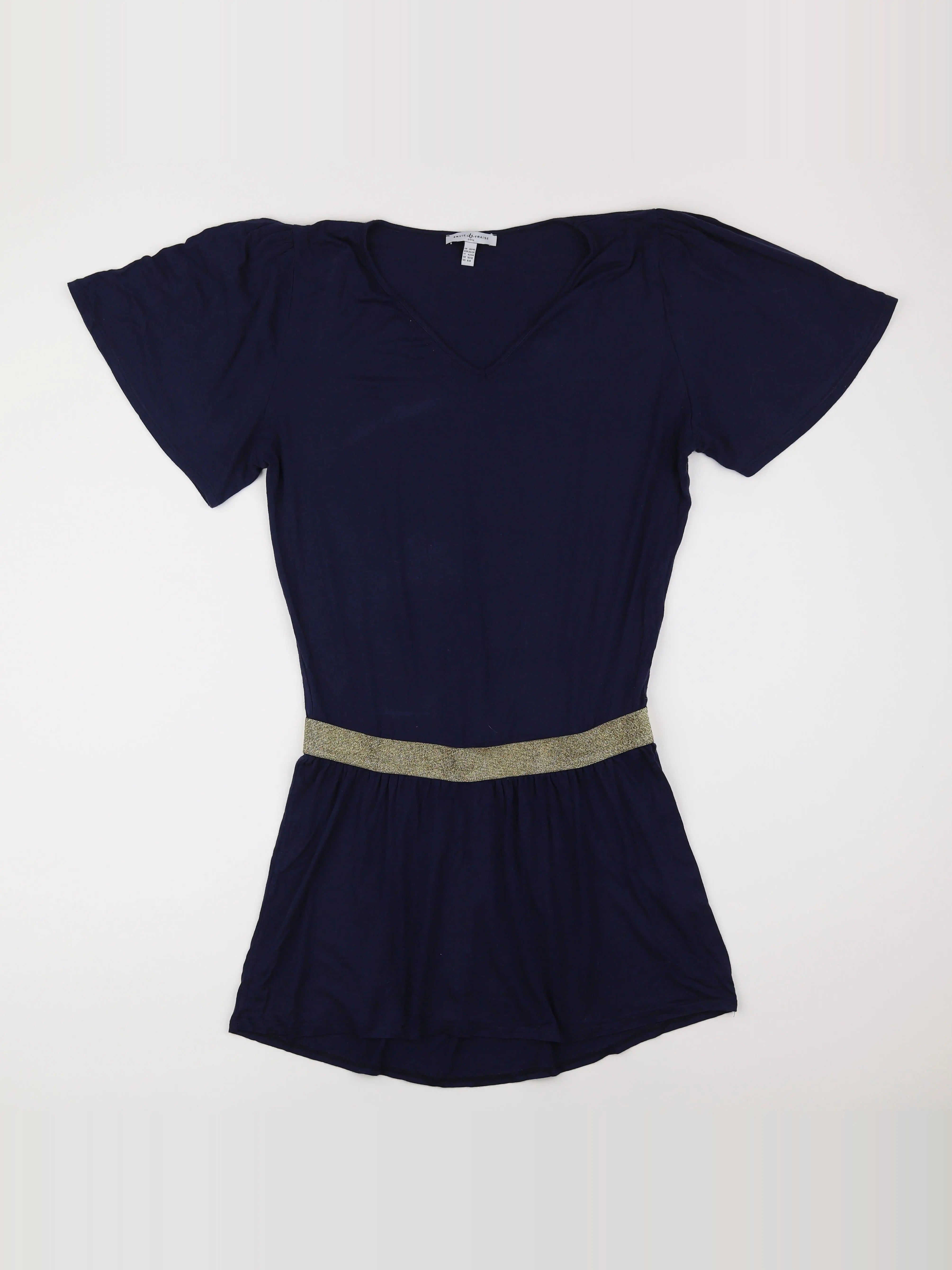 Envie de fraise - robe grossesse bleu - 38 à 40
