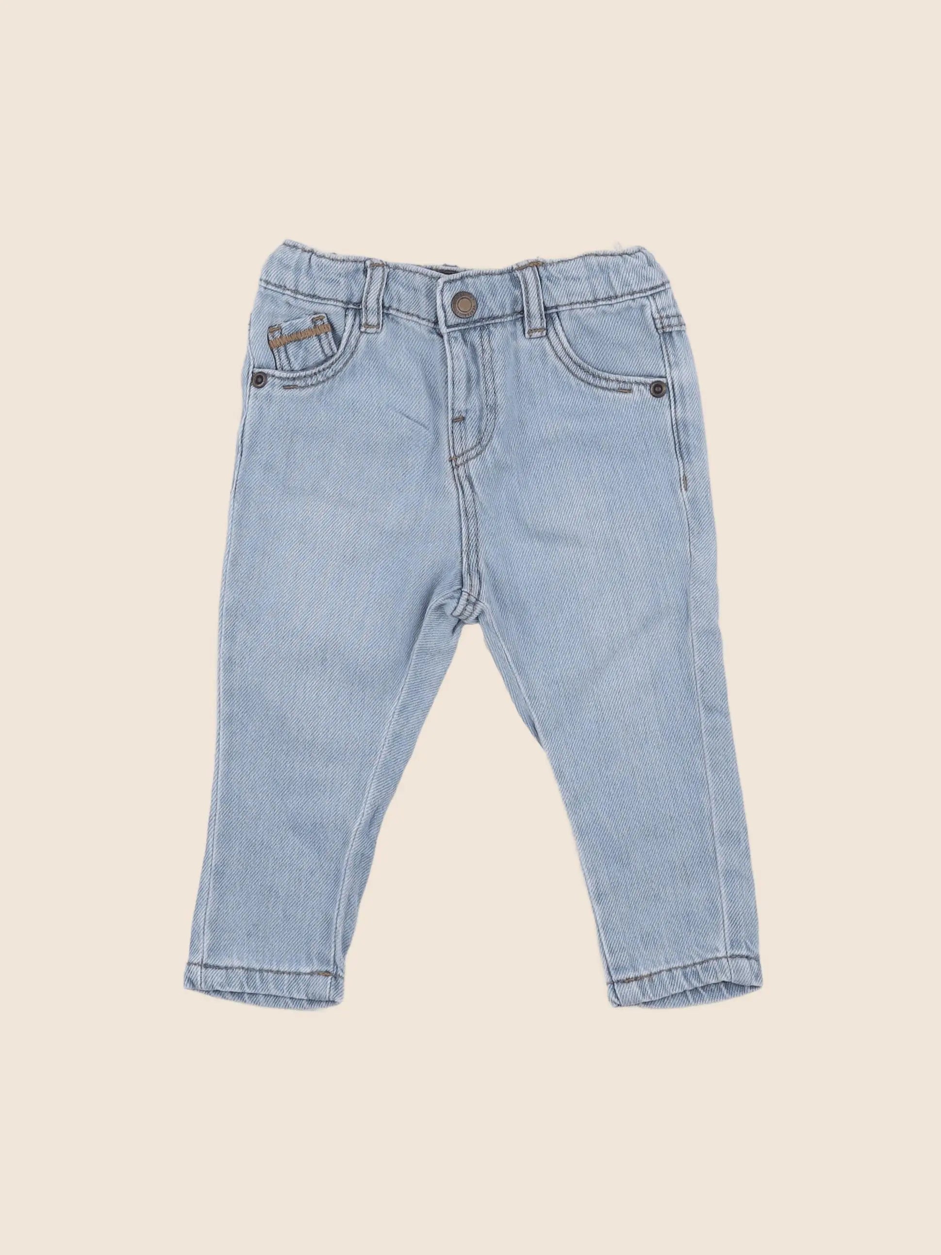 Vertbaudet - jean bleu - 6 mois