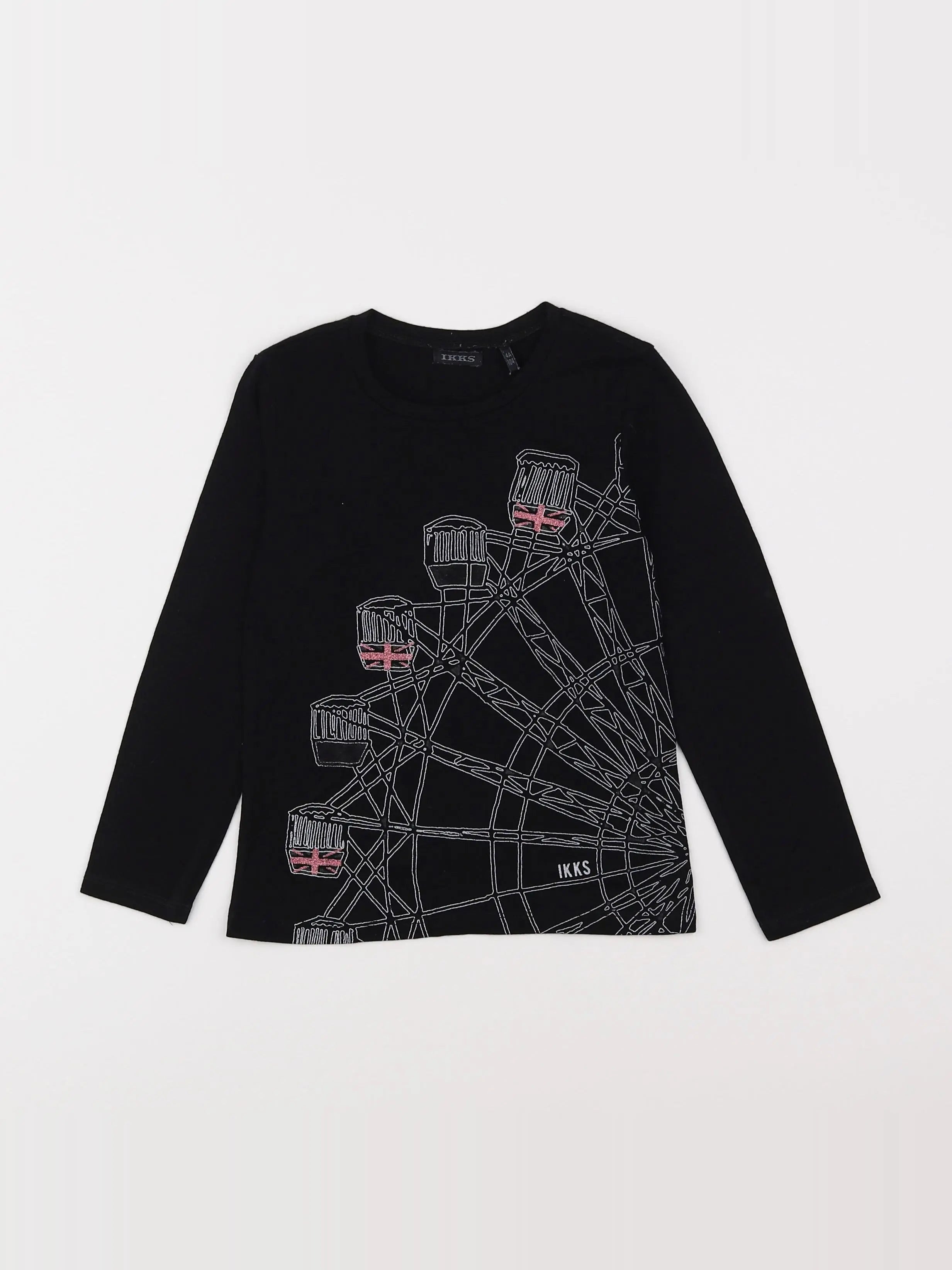 IKKS - tee-shirt noir - 4 ans