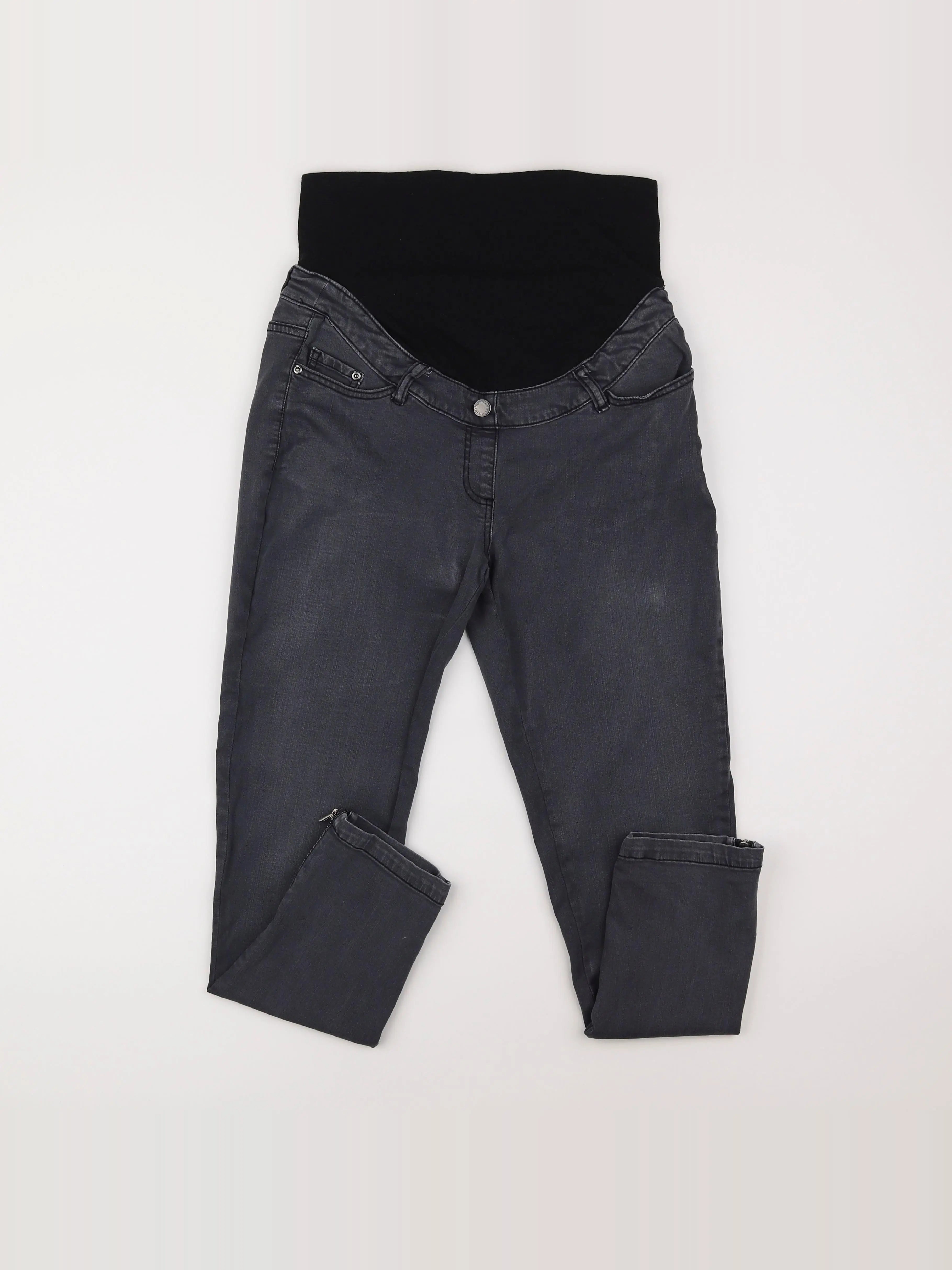 Vertbaudet - jean grossesse gris - 40