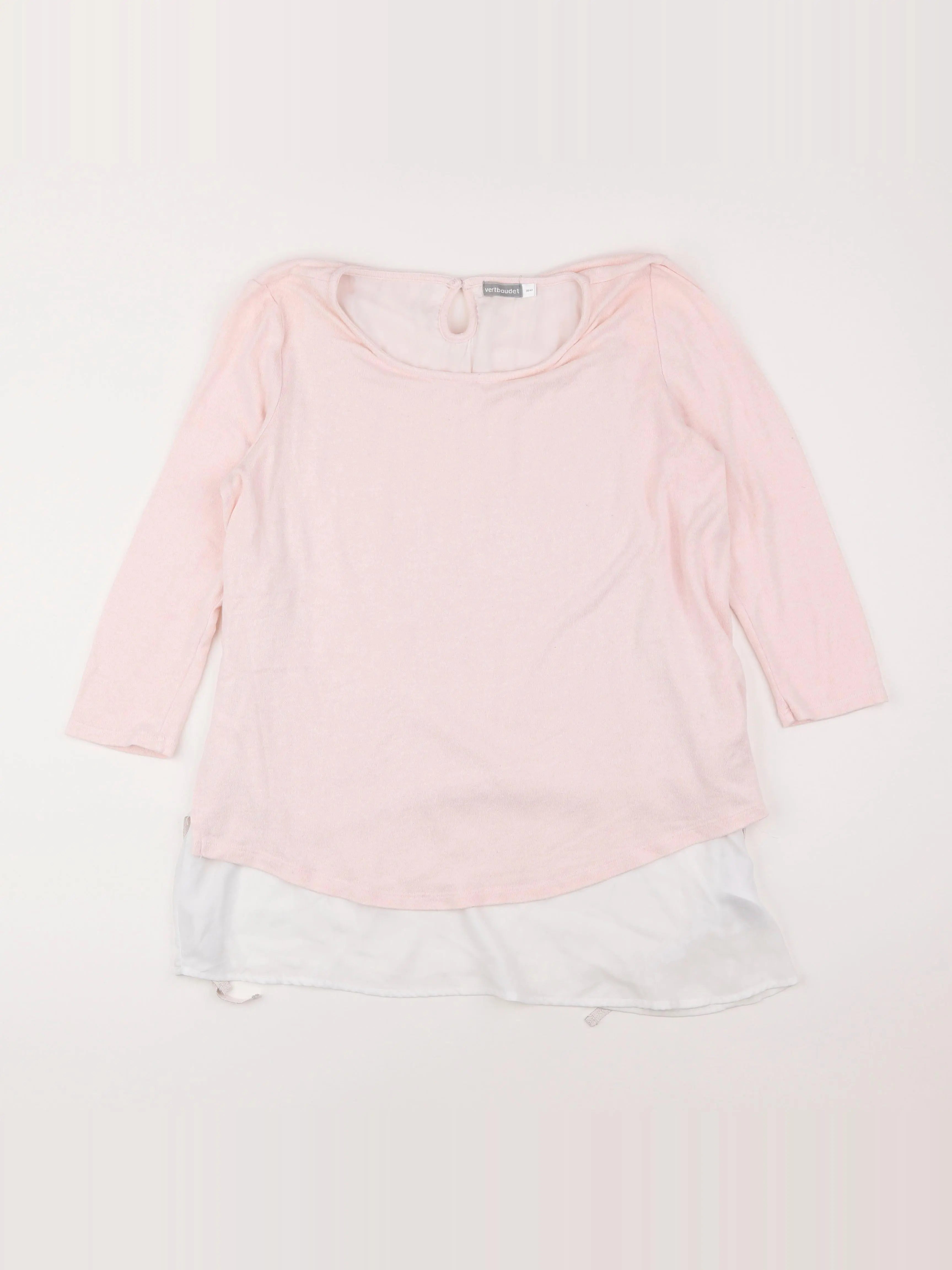 Vertbaudet - tee-shirt grossesse rose - 38 à 40