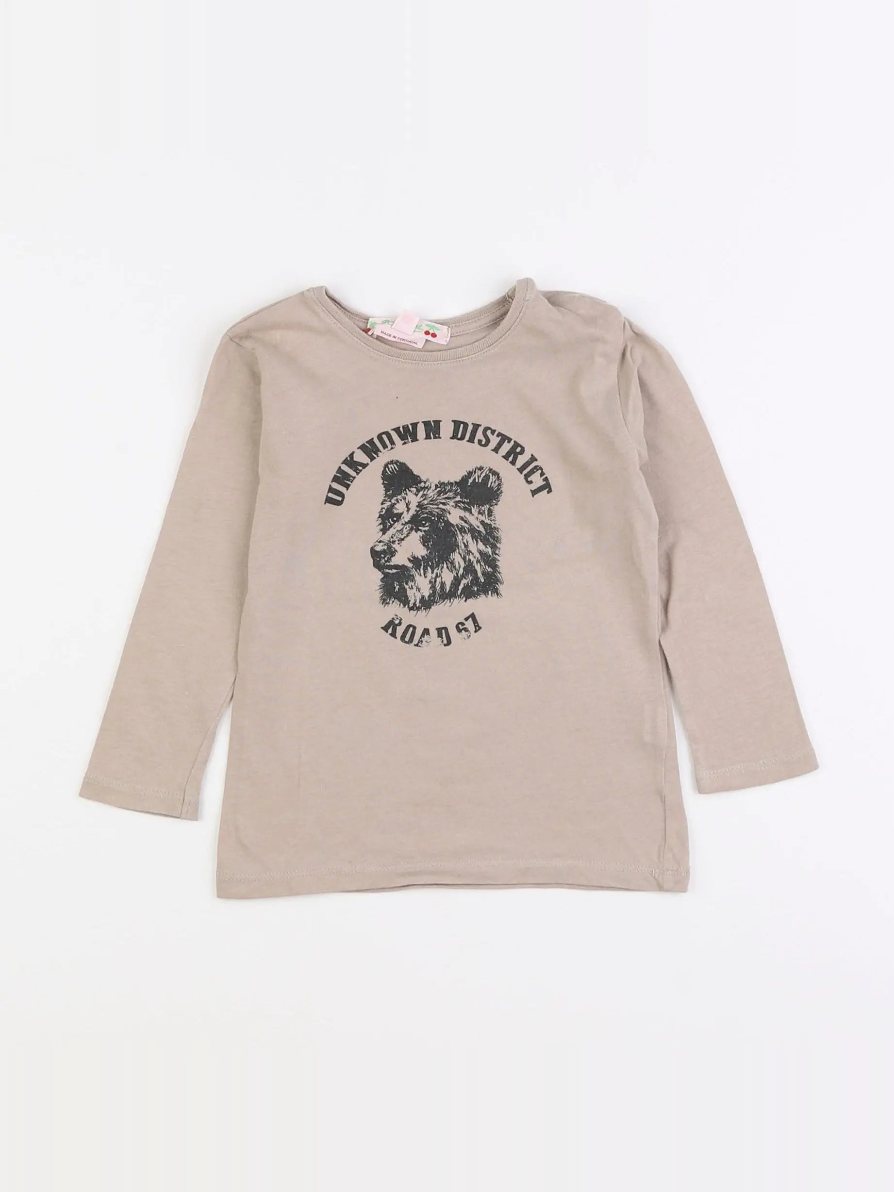 Bonpoint - tee-shirt beige - 18 mois