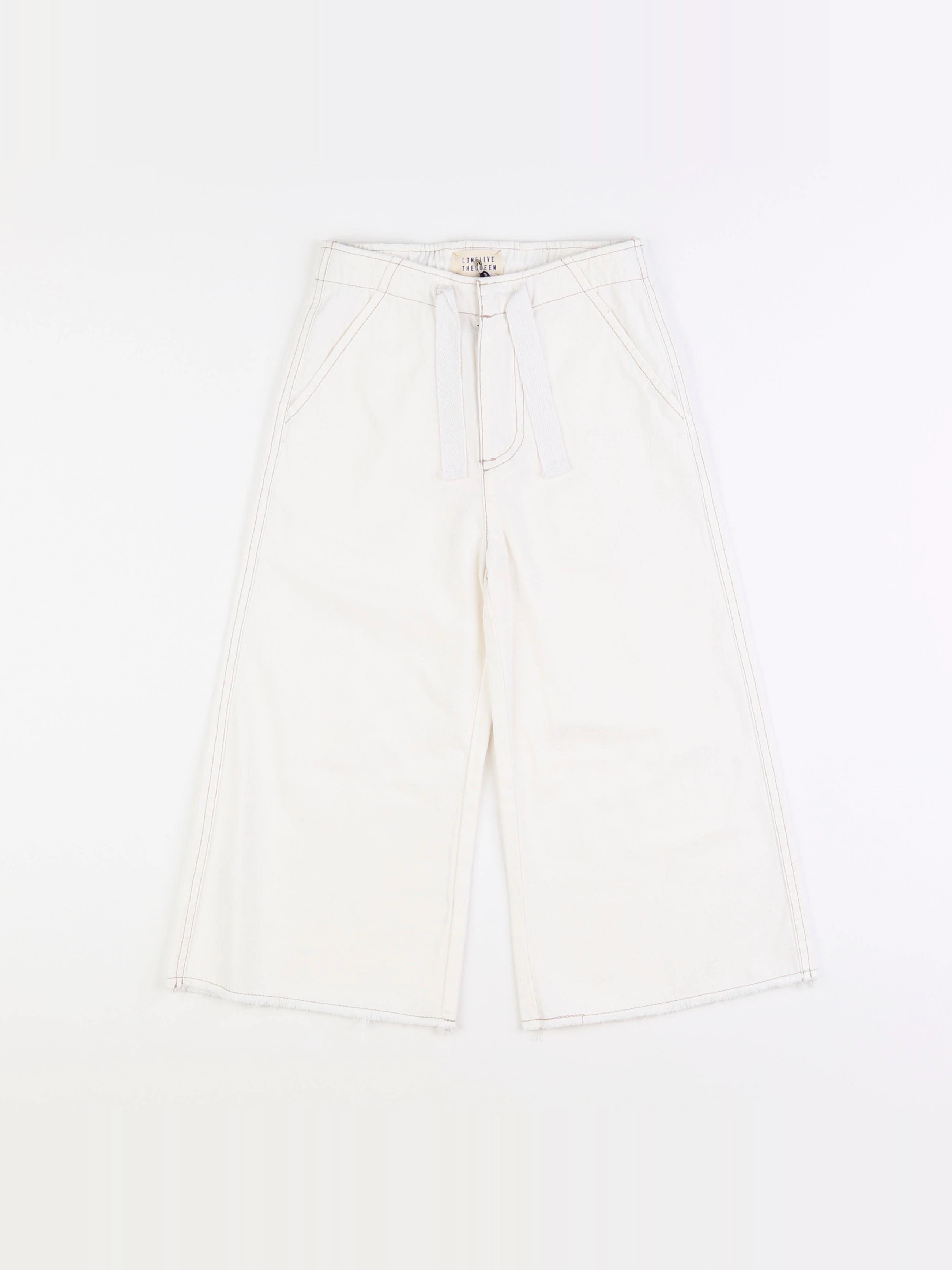 Longlivethequeen - pantalon blanc - 6 ans