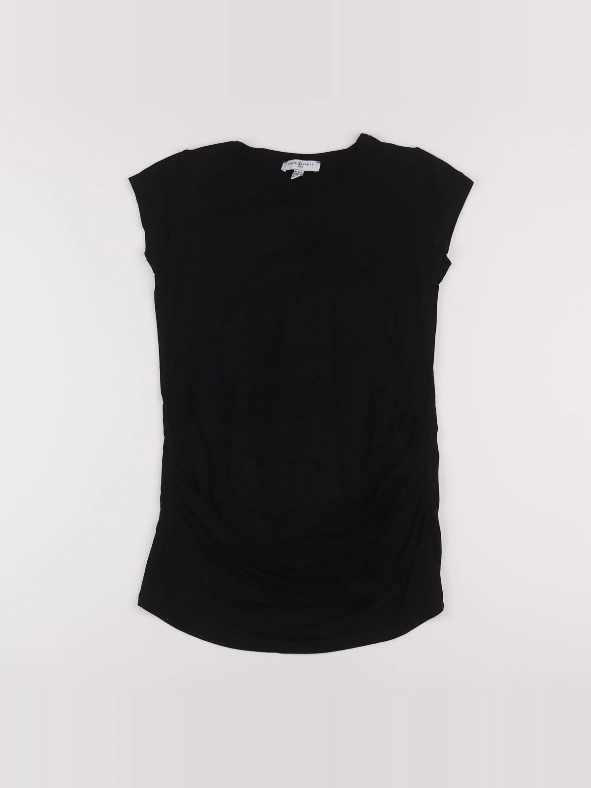 Envie de fraise - tee-shirt grossesse noir - 34 à 36