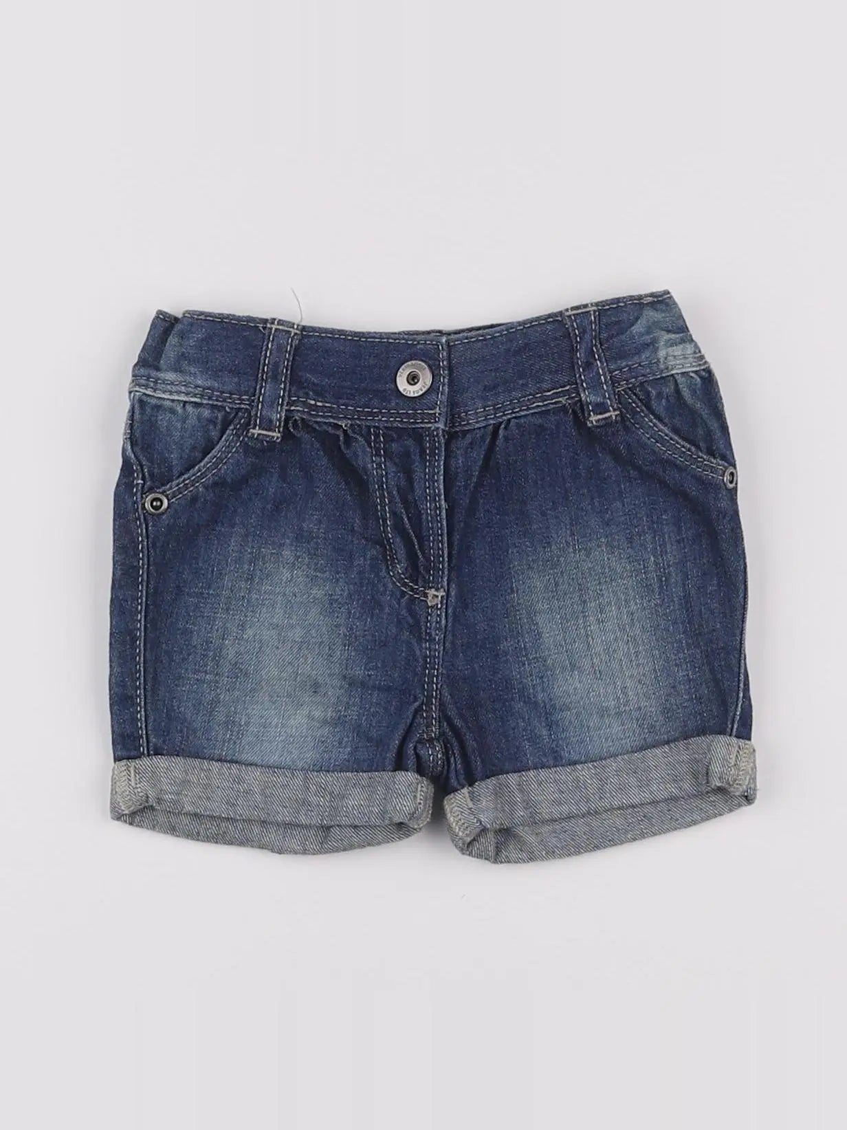 Vertbaudet - short bleu - 3 mois