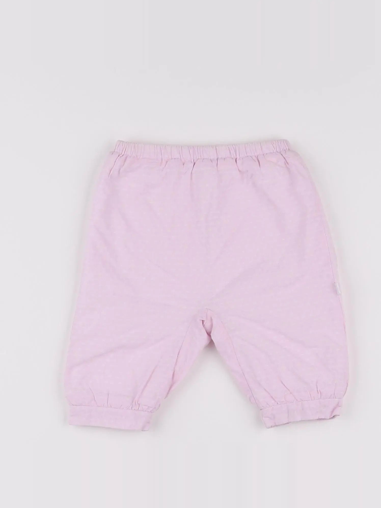 Jacadi - sarouel doublé rose - 3 mois