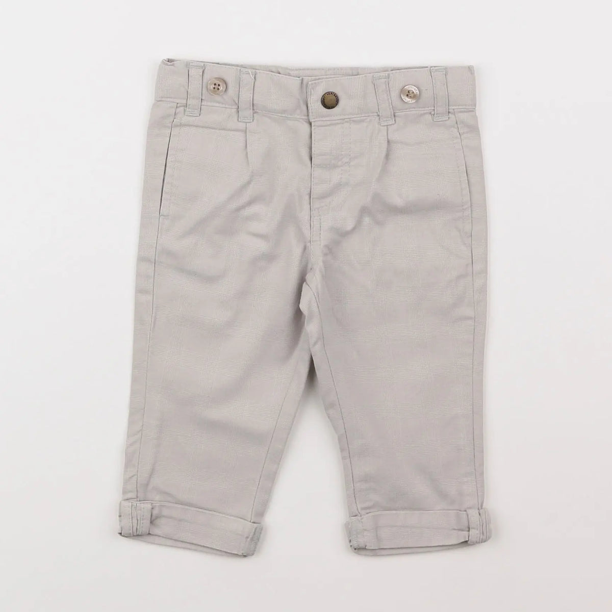 Vertbaudet - pantalon gris - 6 mois