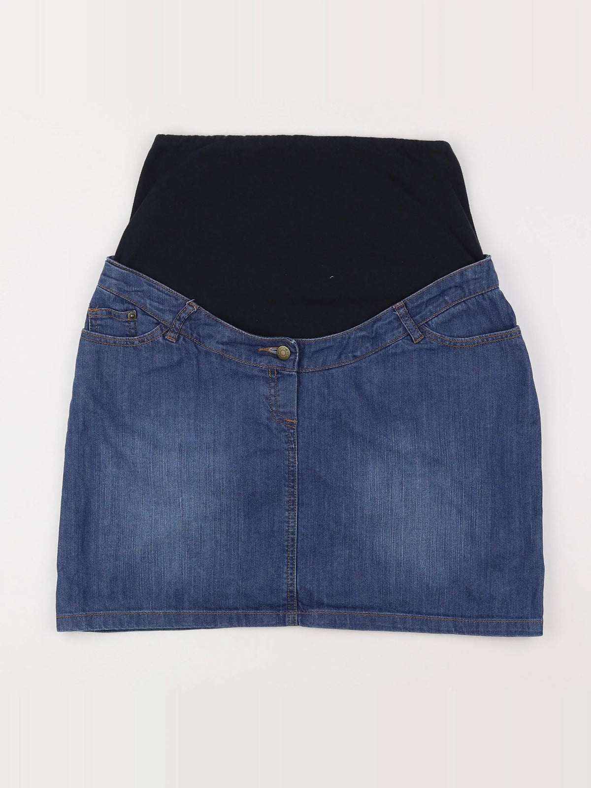 Vertbaudet - jupe grossesse bleu - 40
