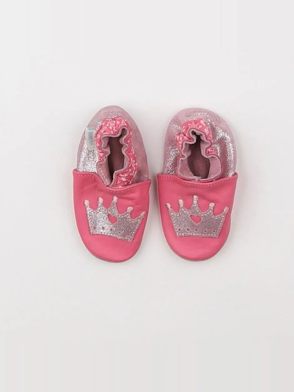 Robeez - chaussons rose - pointure 16/17