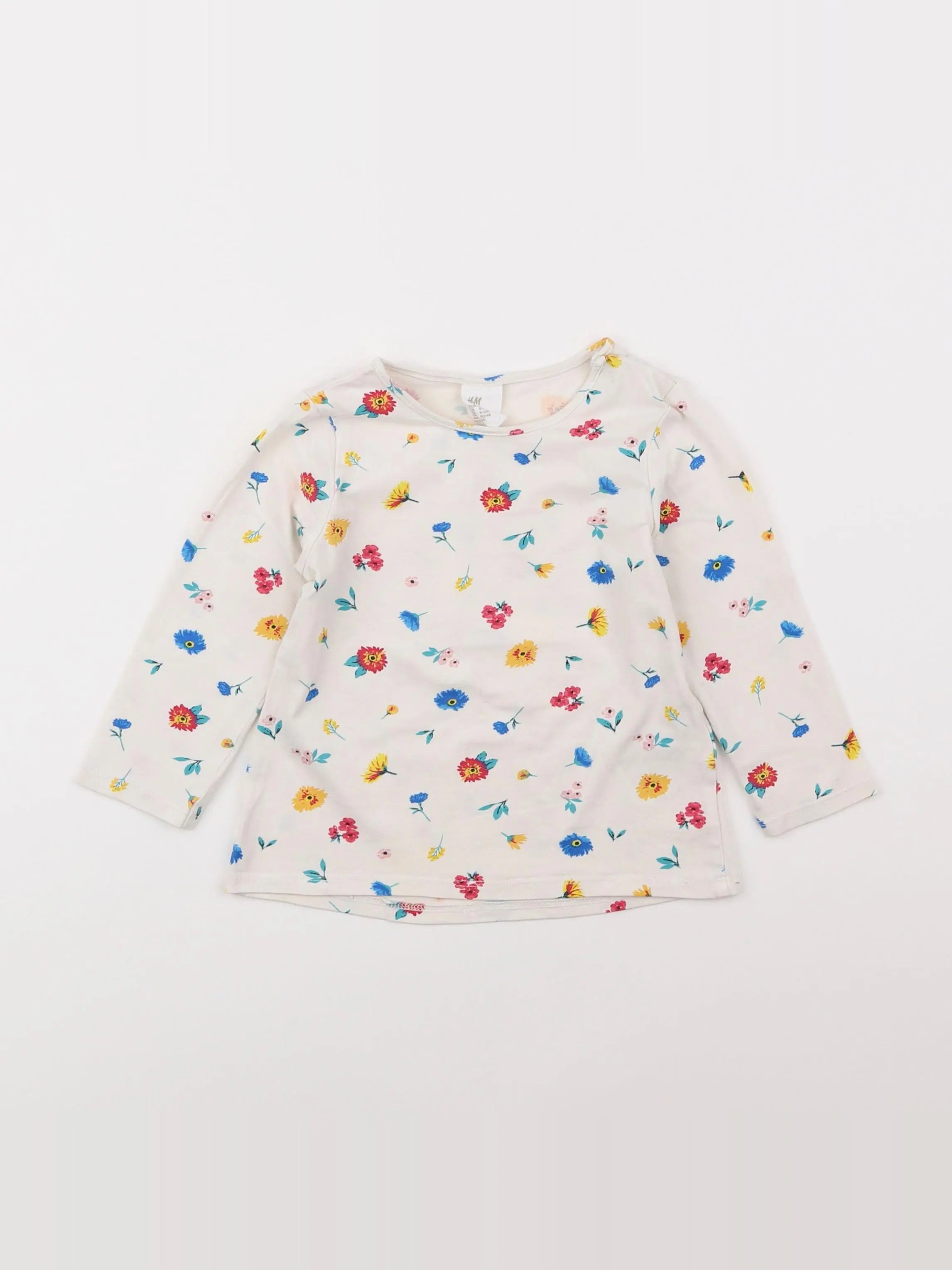 H&M - tee-shirt beige - 9/12 mois
