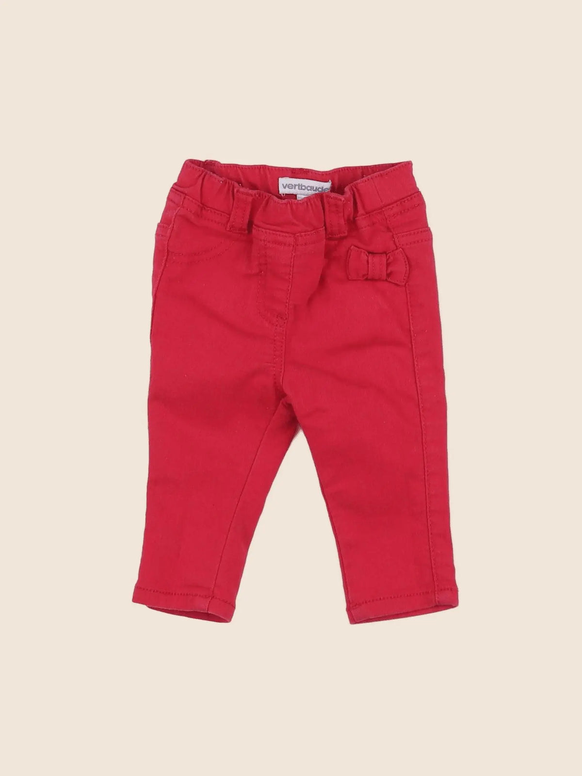 Vertbaudet - pantalon rose - 3 mois