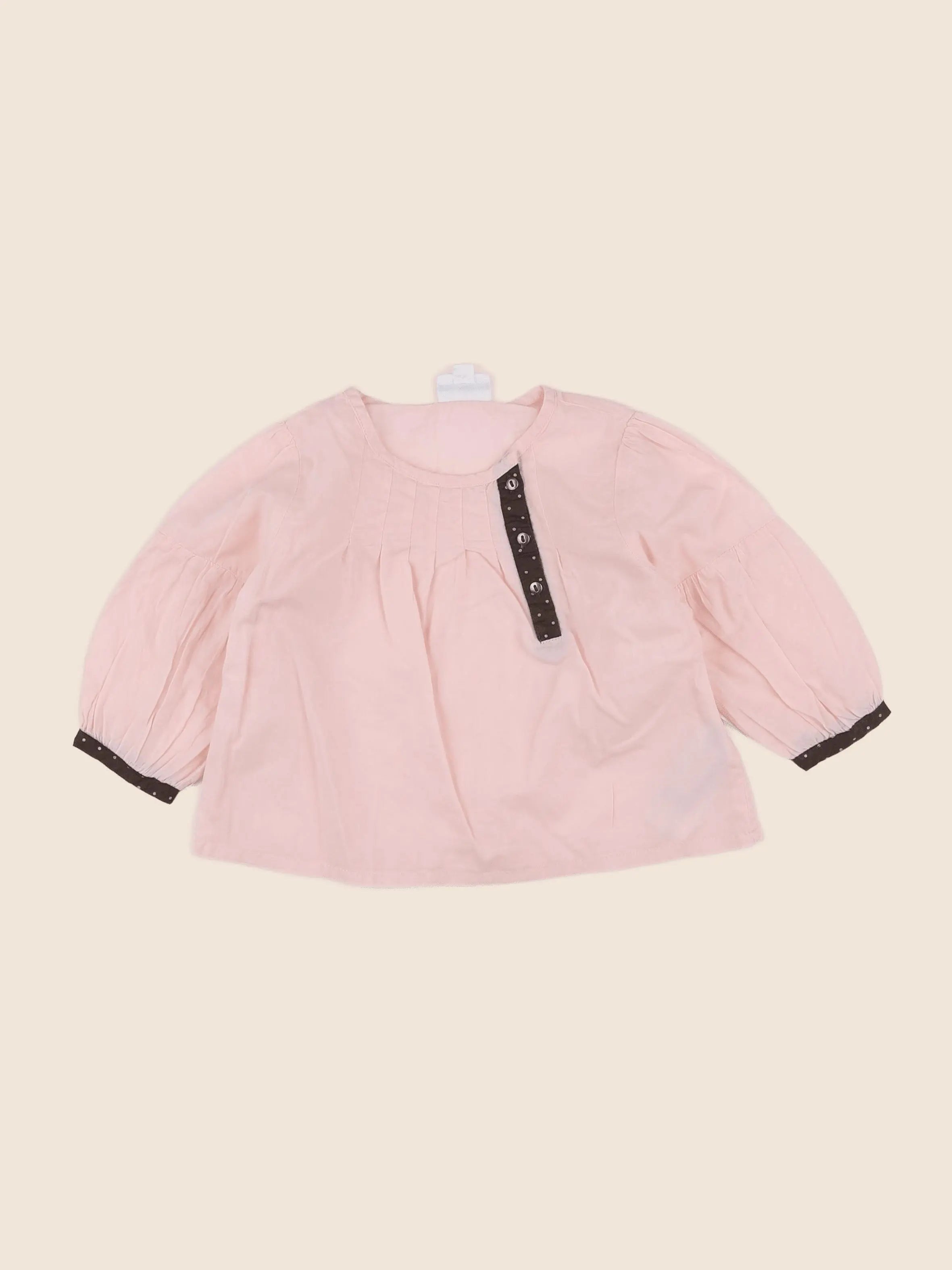 Vertbaudet - blouse rose - 12 mois