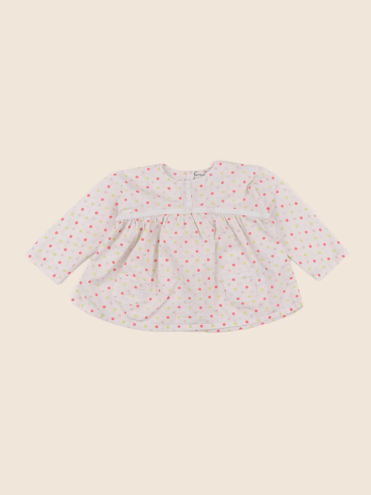 Vertbaudet - blouse multicolore - 12 mois