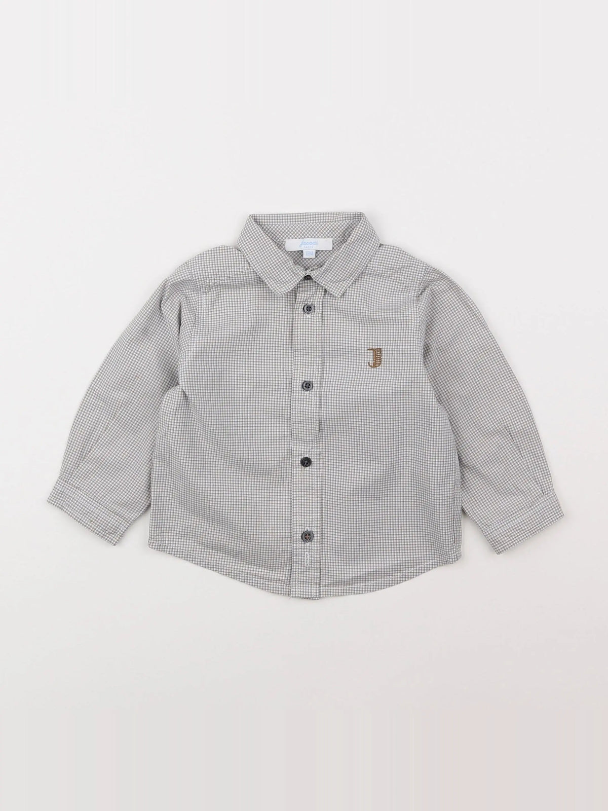 Jacadi - chemise gris - 12 mois