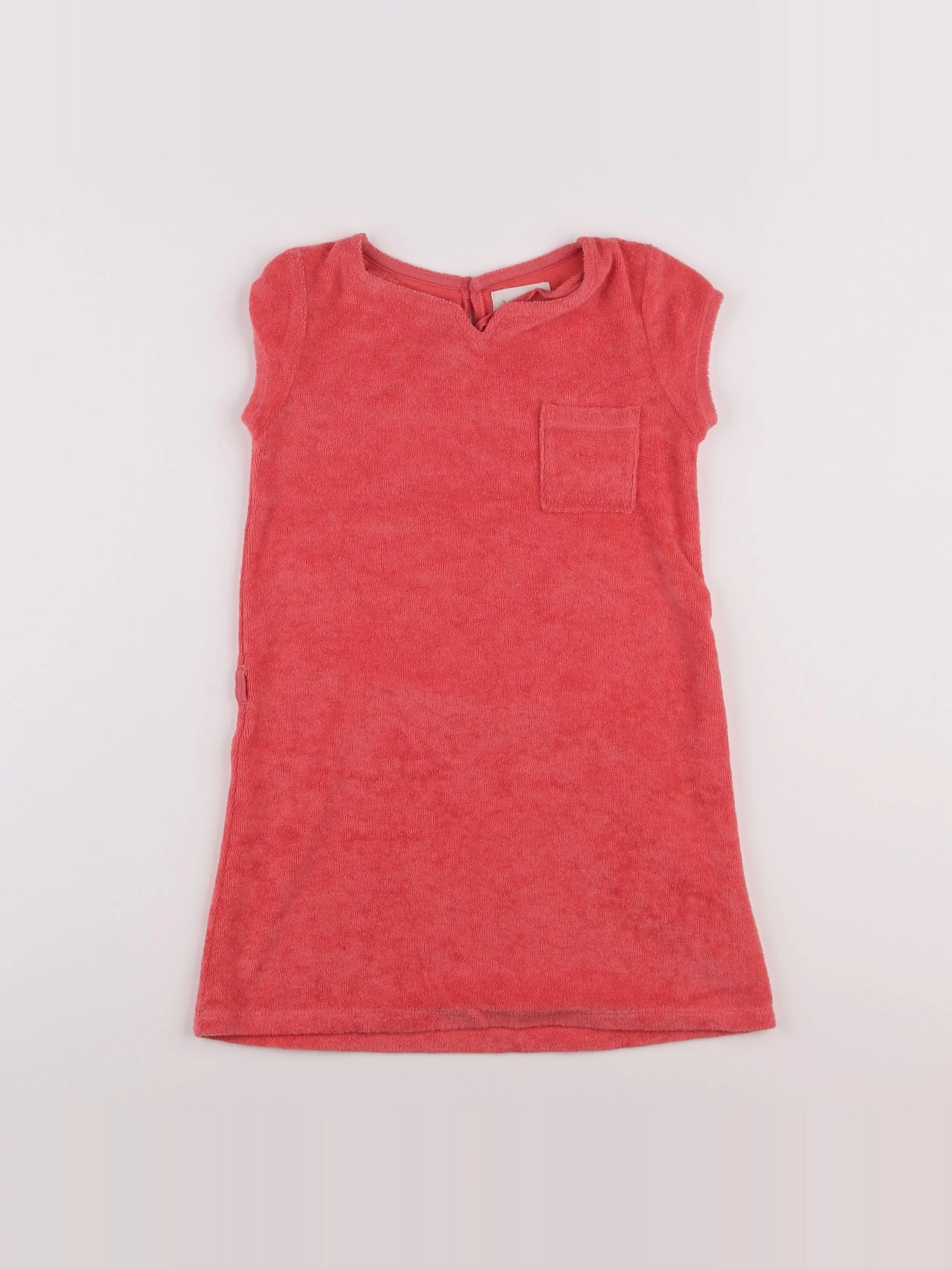 Arsène et les pipelettes - chemise de nuit velours rose - 5 ans