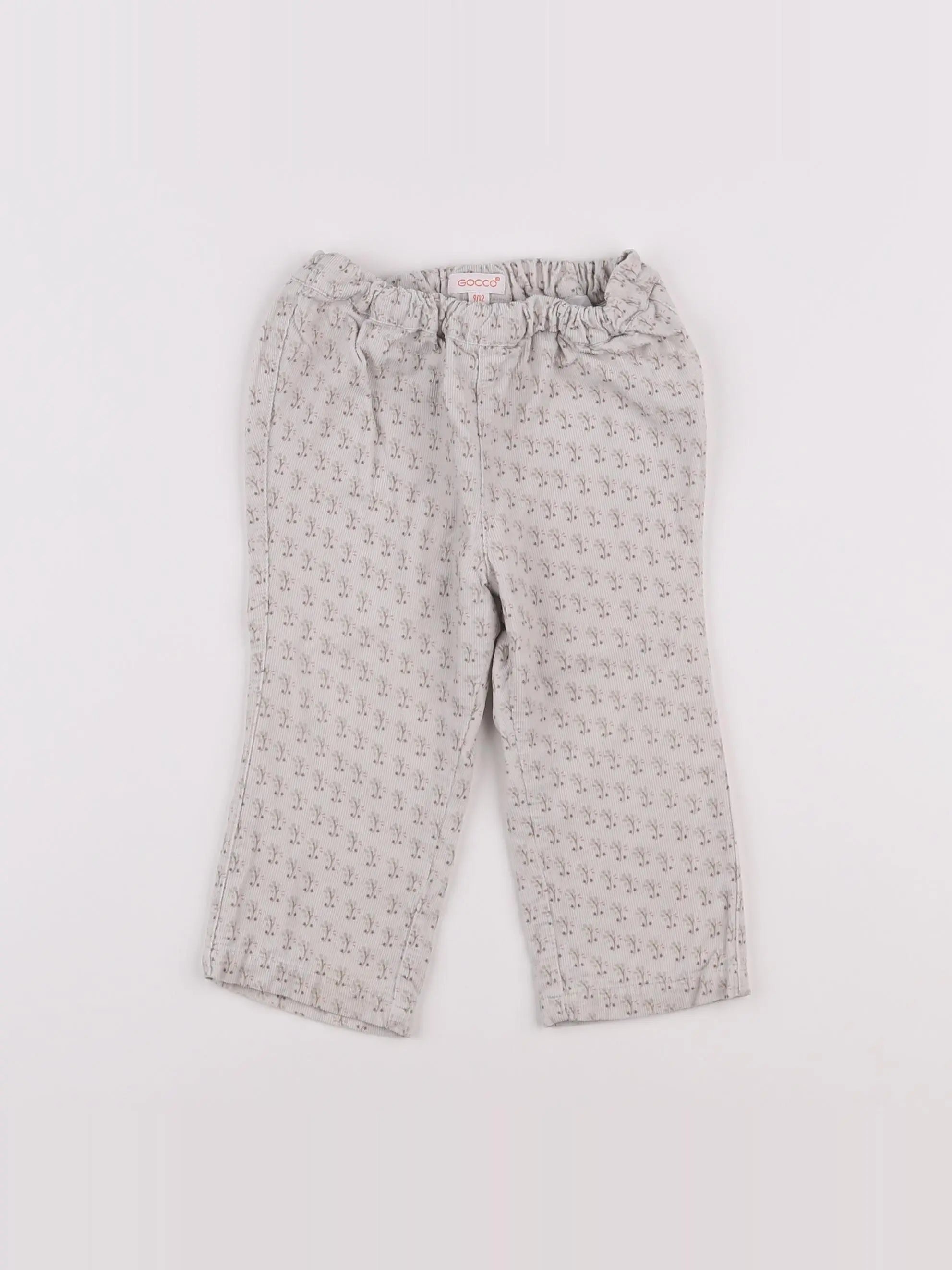 Gocco - pantalon beige - 9/12 mois