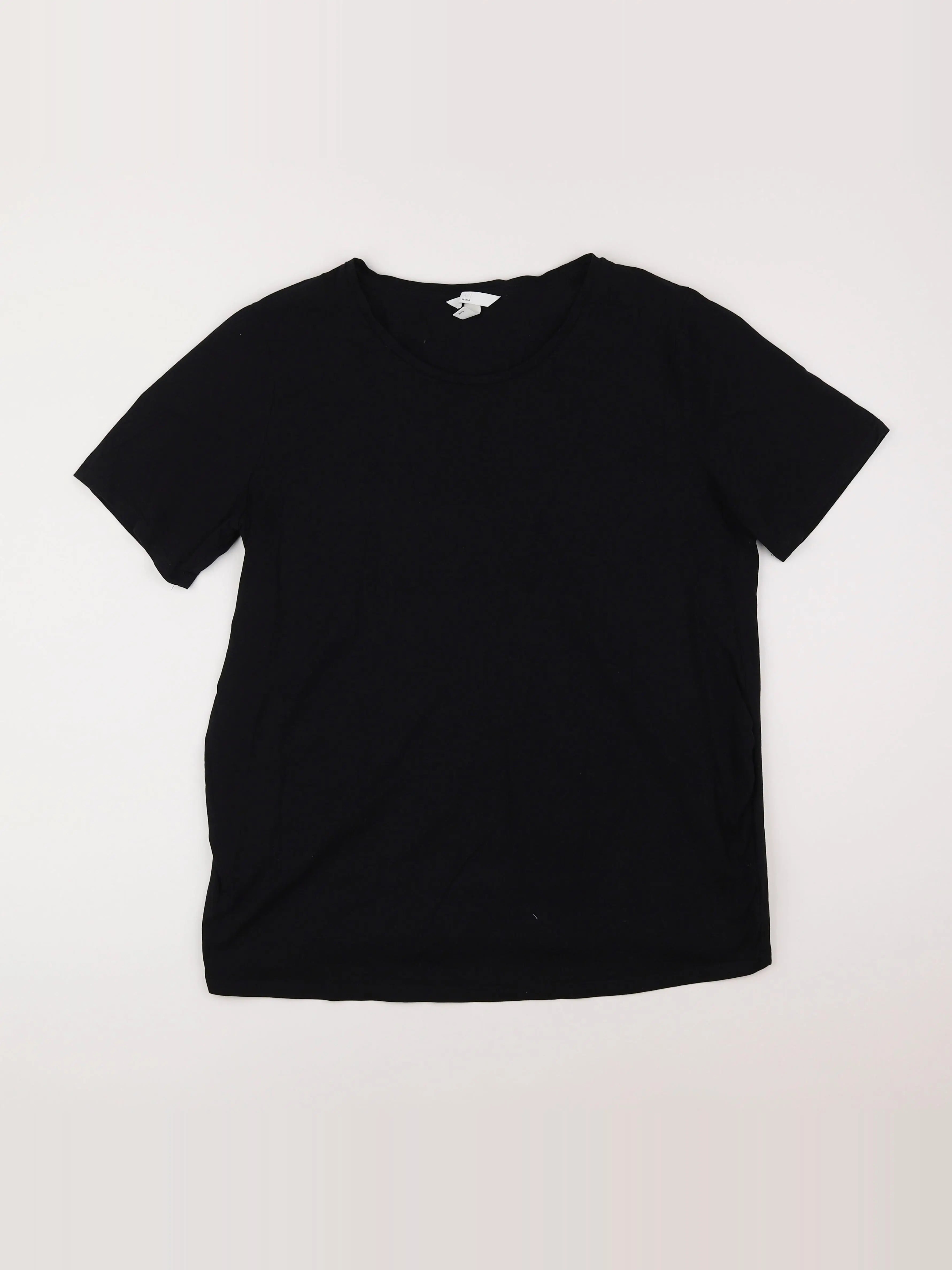 H&M - tee-shirt grossesse noir - 48