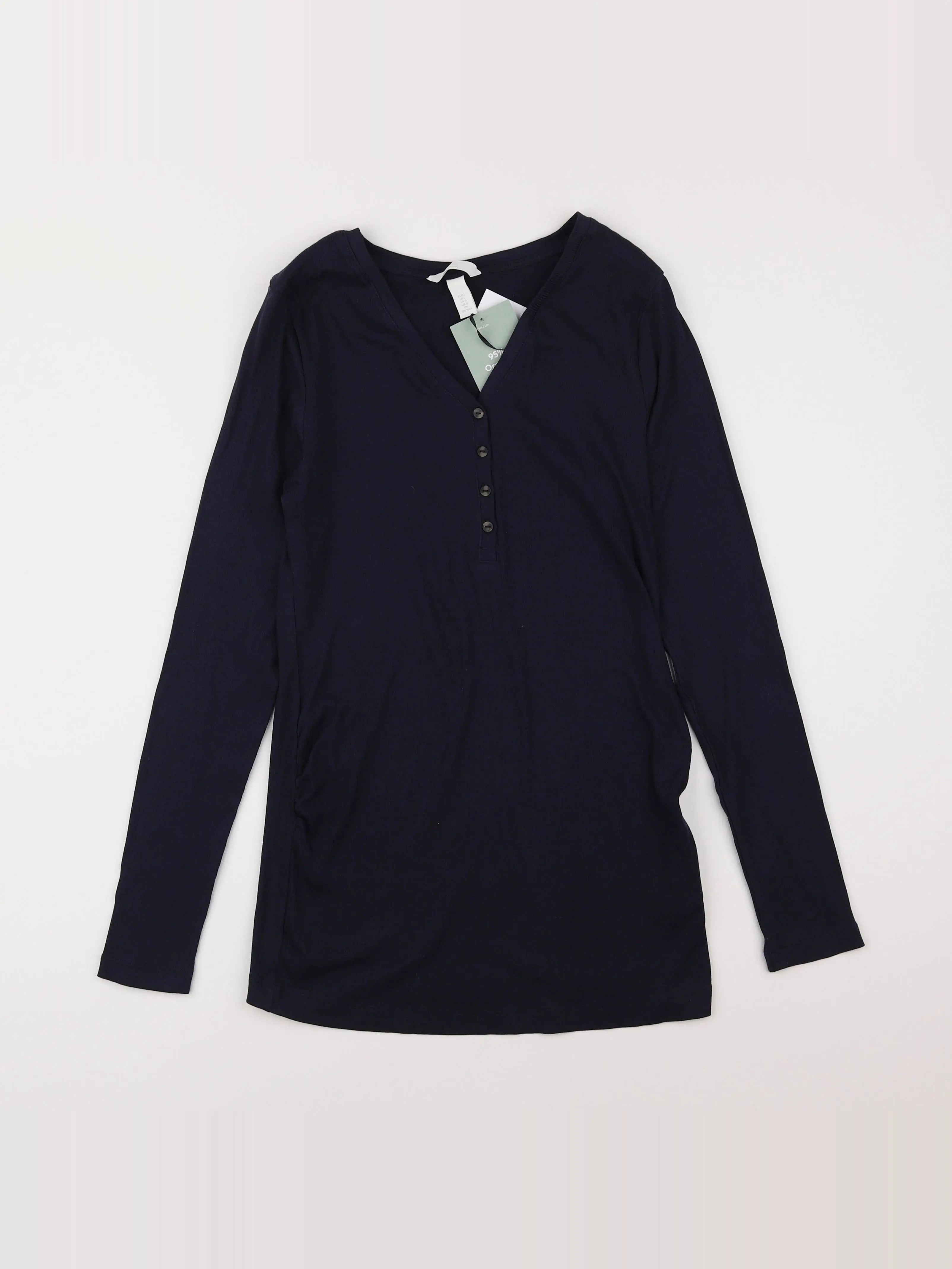 H&M - tee-shirt grossesse bleu - 44 à 46