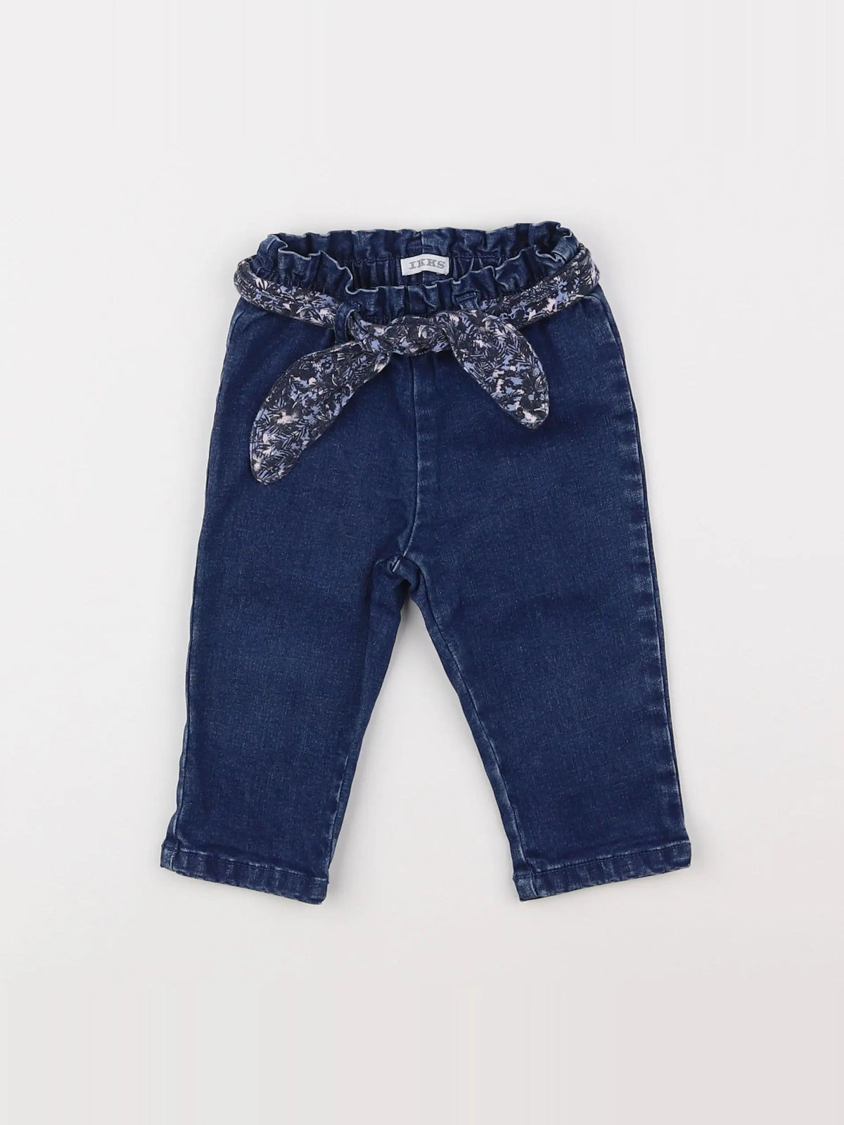 IKKS - jean bleu - 6/9 mois