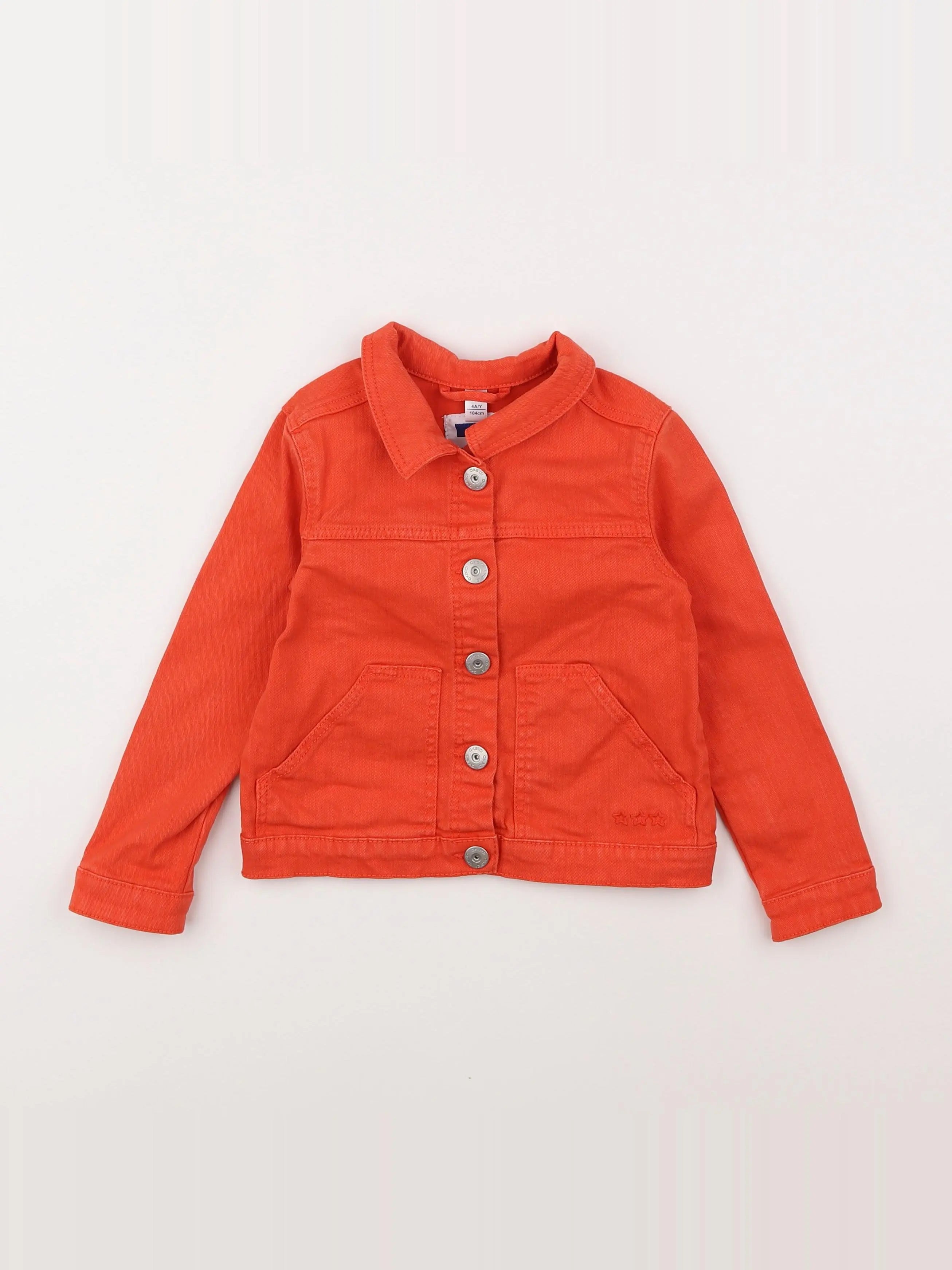 Okaidi - veste orange - 4 ans